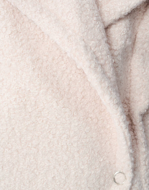 Übergroße Teddy-Weste Gebrochen Weiß SHOEBY WOMEN