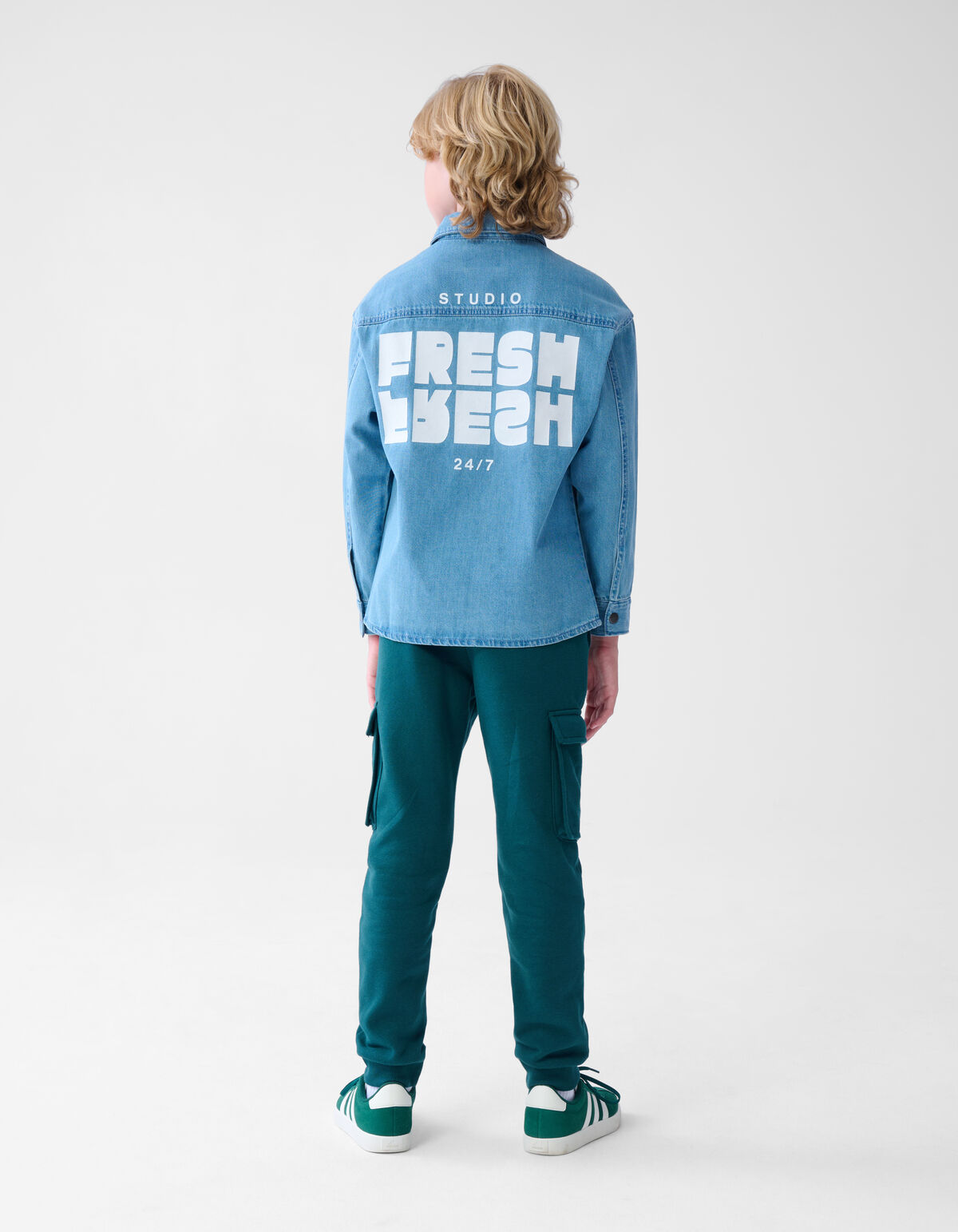 Denim-Hemd Blau SHOEBY BOYS