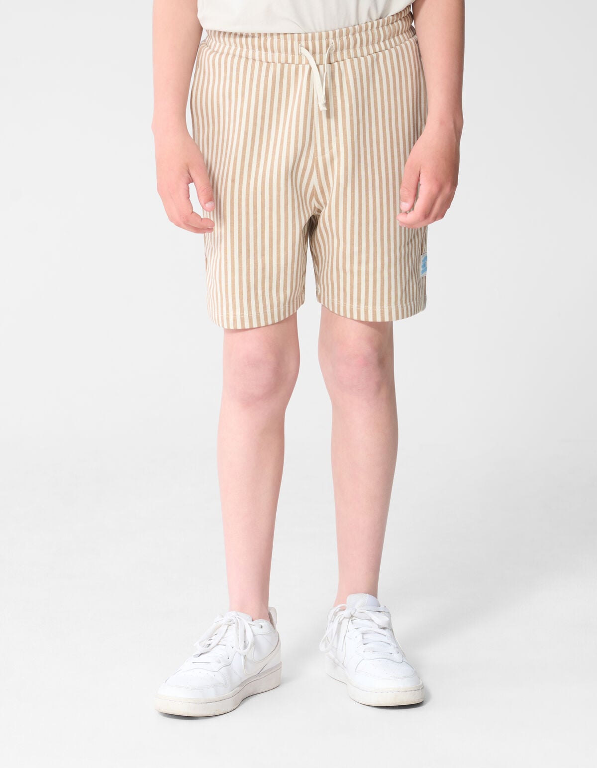 Gestreift Kurz Beige SHOEBY BOYS