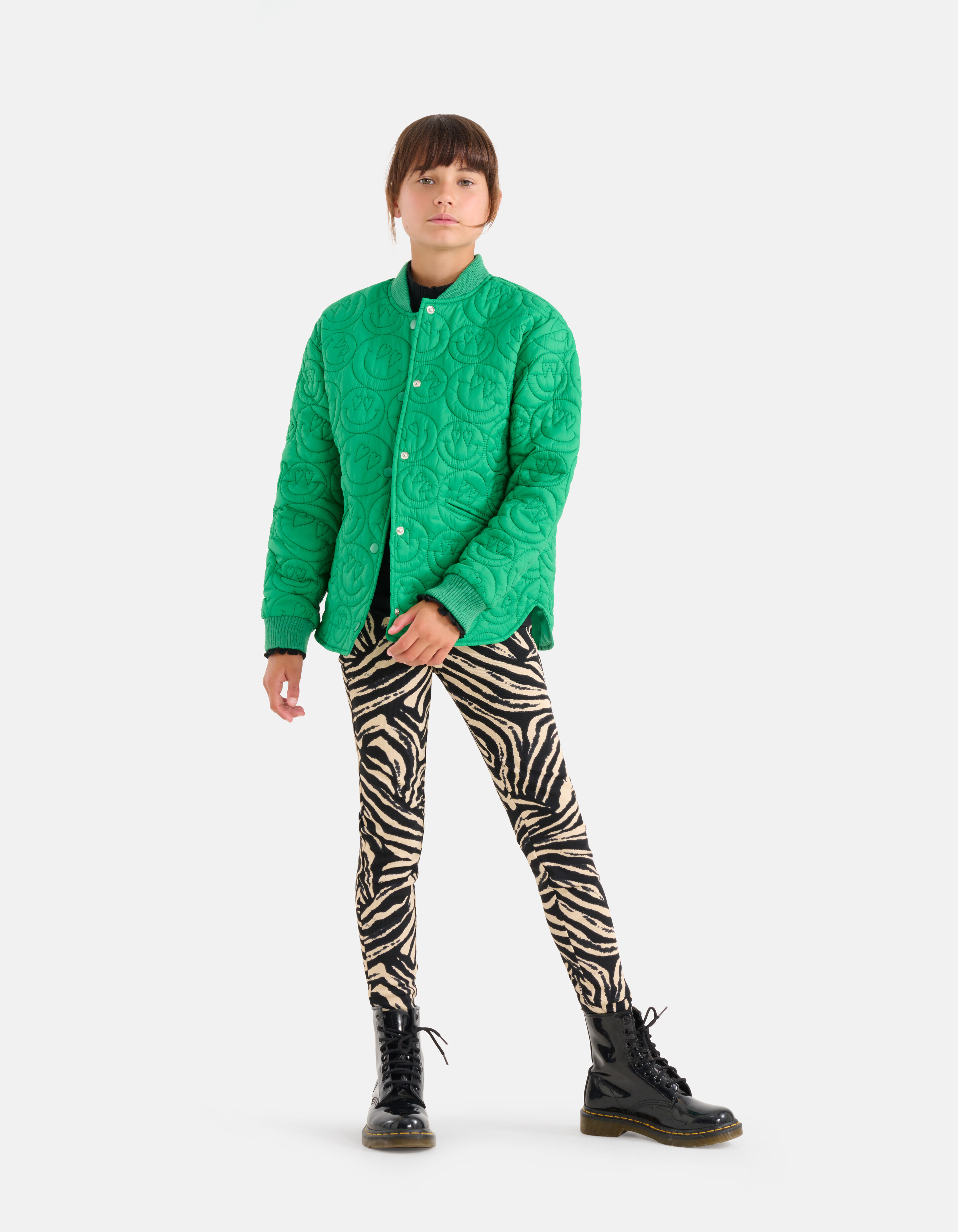 Zebra Print Legging Schwarz SHOEBY GIRLS