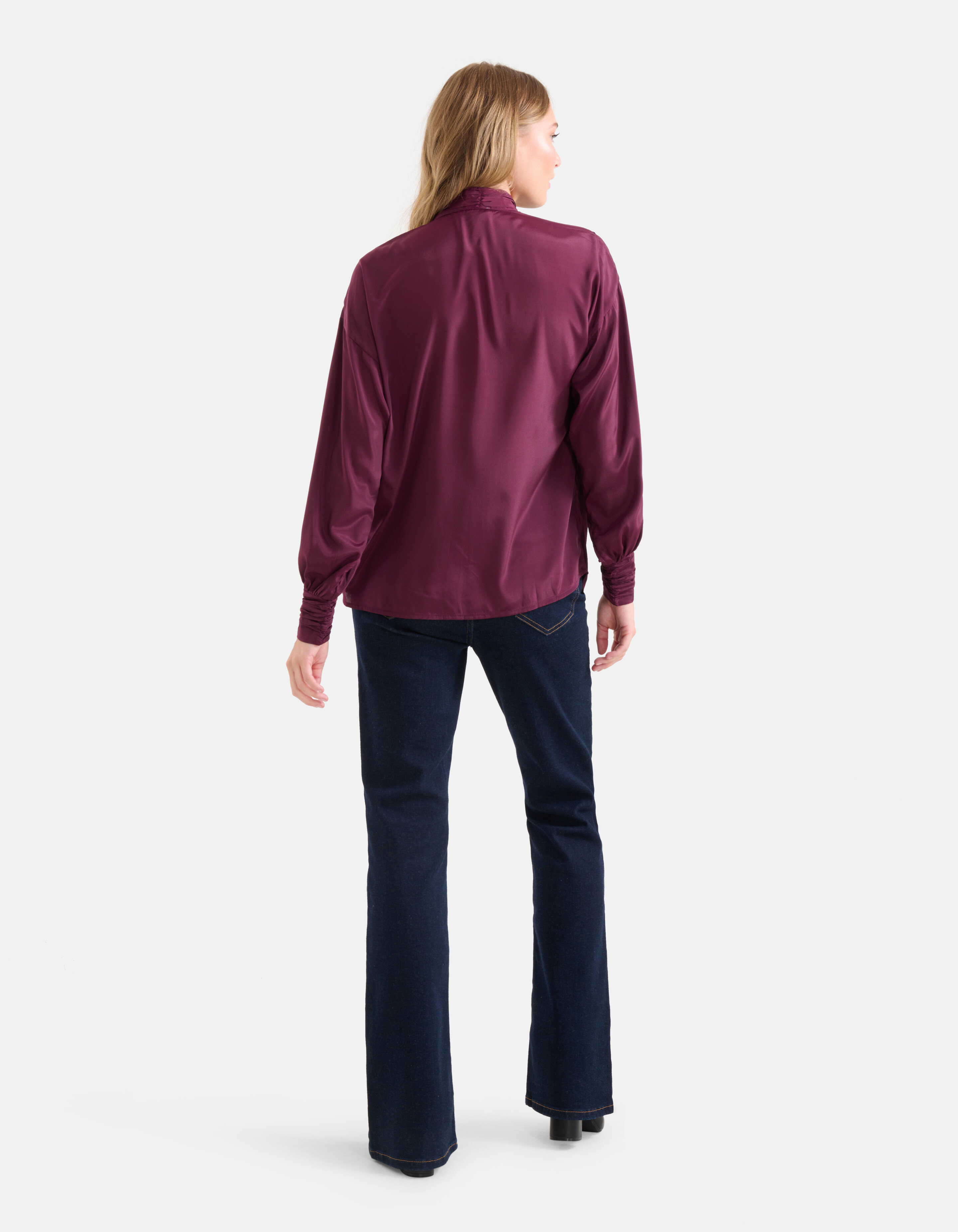 Satijnen Blouse Bordeaux SHOEBY WOMEN