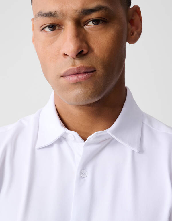 Weißes Hemd aus Baumwolle SHOEBY MEN