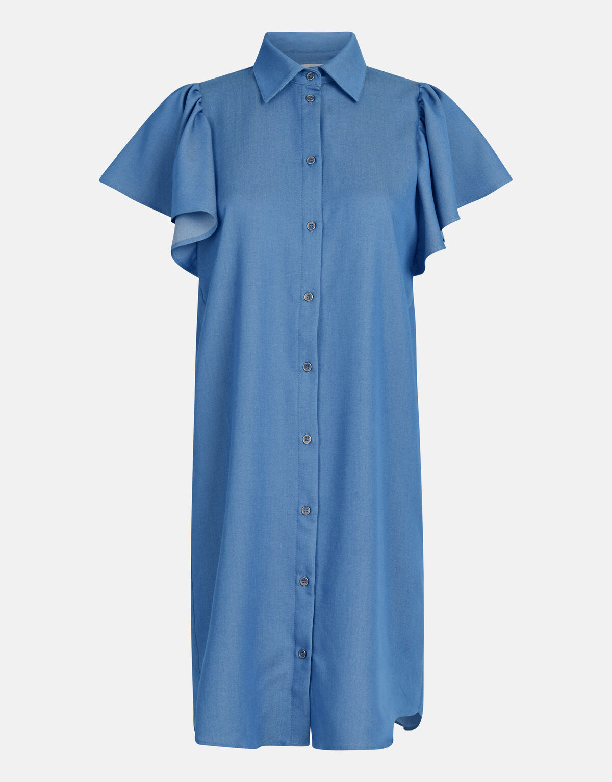 Rüschenkleid Blau SHOEBY WOMEN