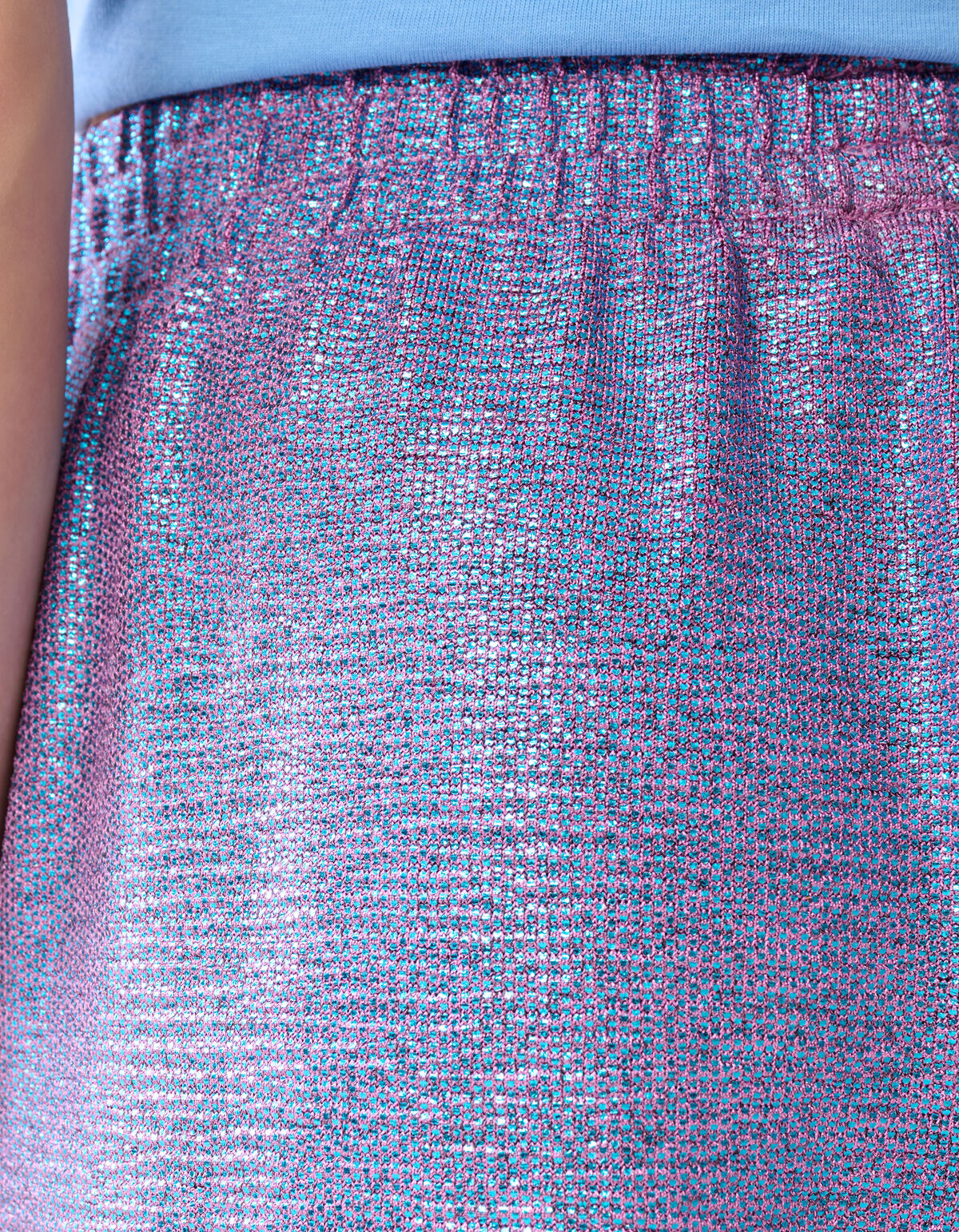 Metallische Hose mit weitem Bein Lila SHOEBY GIRLS