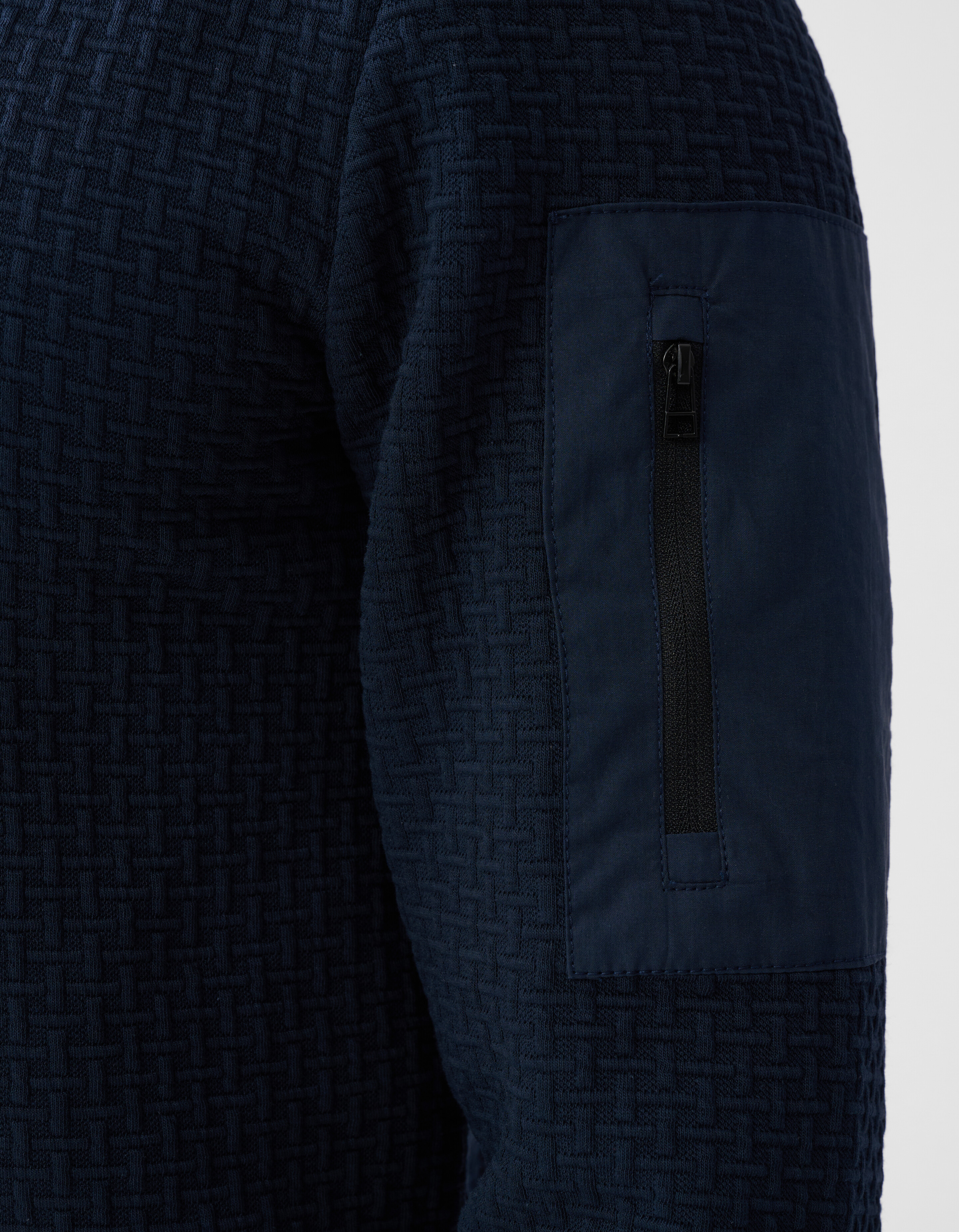 Jersey Structuur Longsleeve Donkerblauw SHOEBY MEN