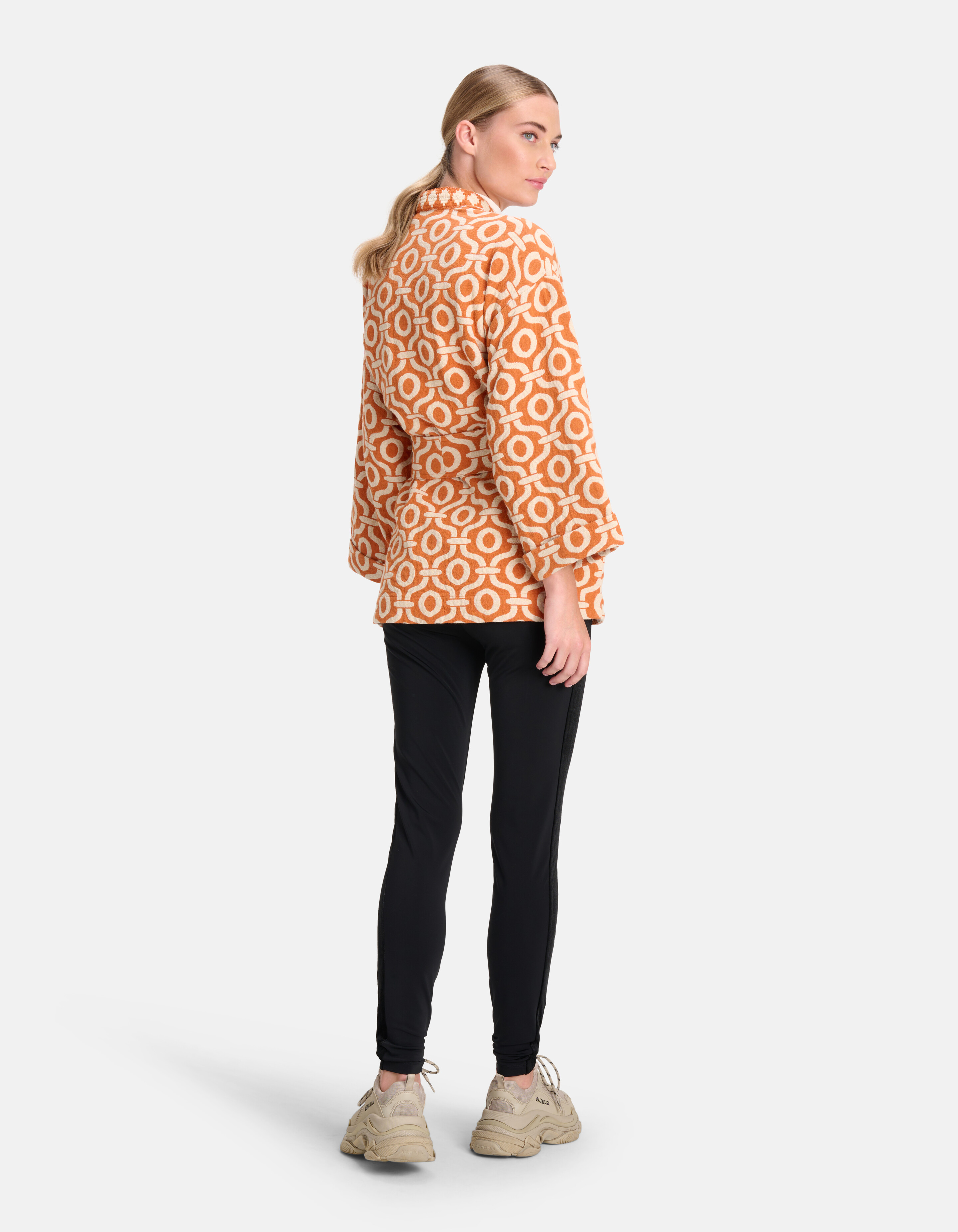 Jacquard Kimono Orange von Mieke SHOEBY WOMEN