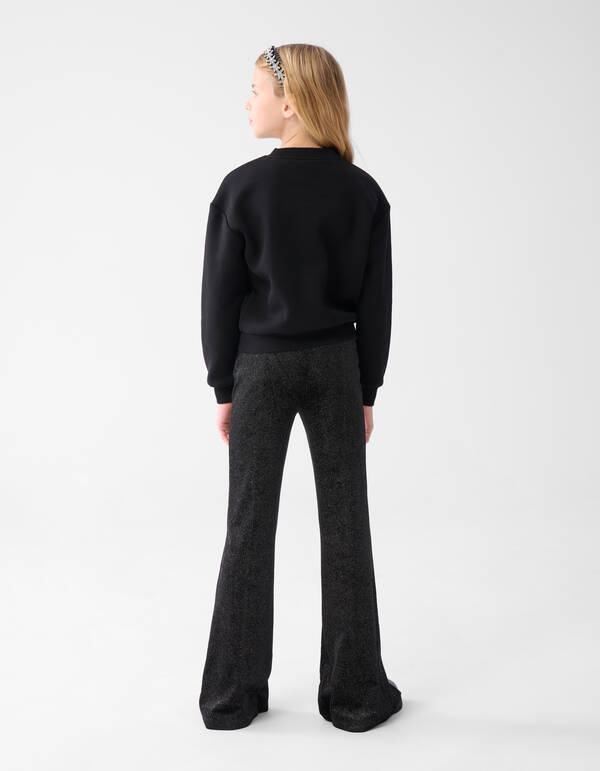 Strass Sterne Pullover Schwarz SHOEBY GIRLS