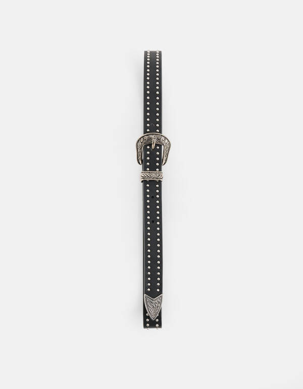 Western Nietengürtel Schwarz SHOEBY ACCESSOIRES