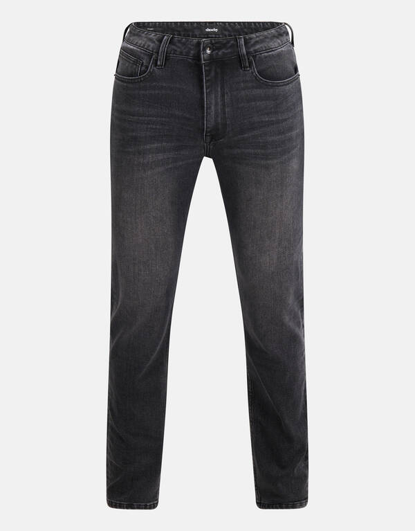 Gewaschene Straight Jeans Schwarz L34 SHOEBY MEN