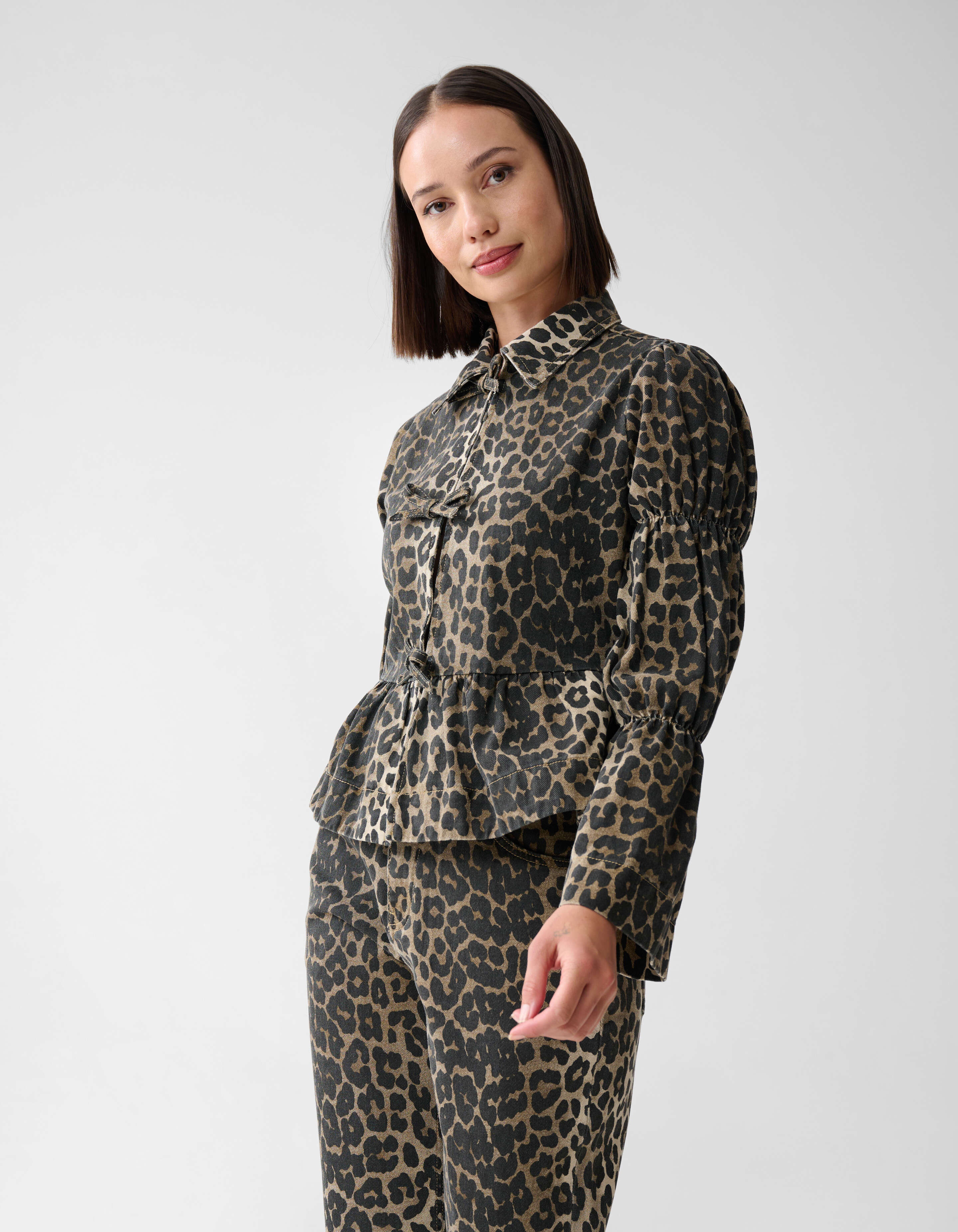 Leoparden-Oberteil Braun SHOEBY WOMEN