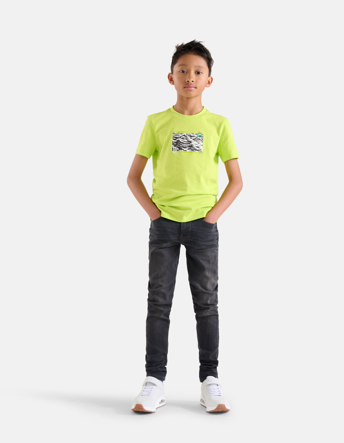 Kunstwerk T-shirt Lime Green SHOEBY BOYS