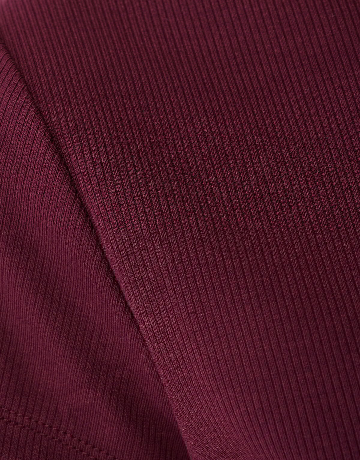 Geripptes T-Shirt, Dunkelrot SHOEBY WOMEN