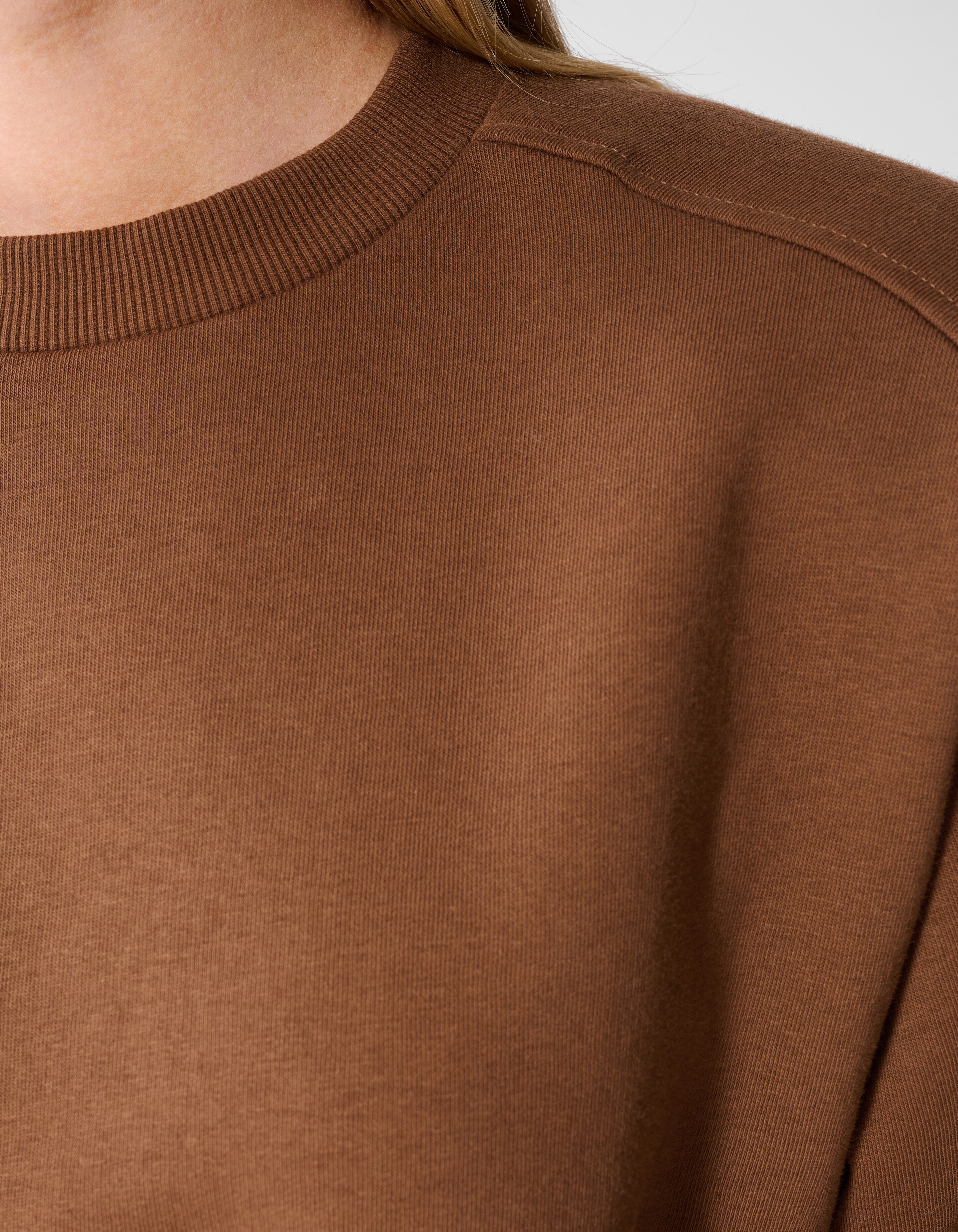 Oversized Sweatshirt T-Shirt Braun SHOEBY WOMEN