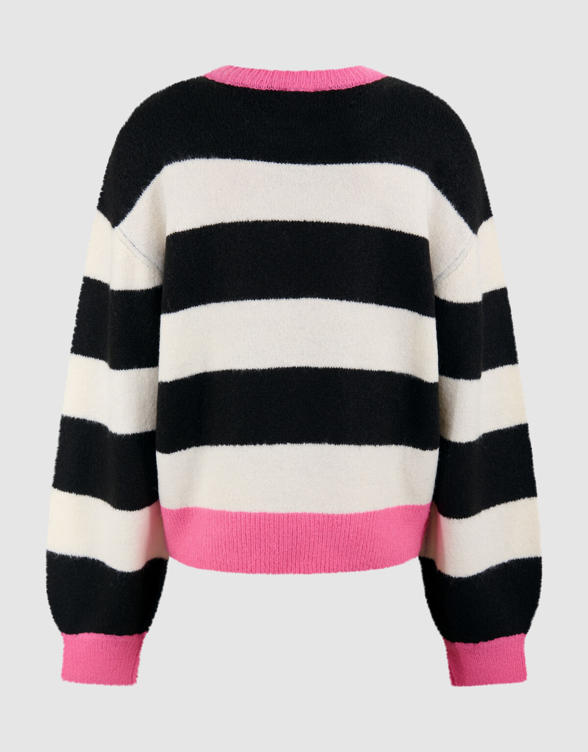 Smile Gestreifter Pullover Schwarz SHOEBY GIRLS