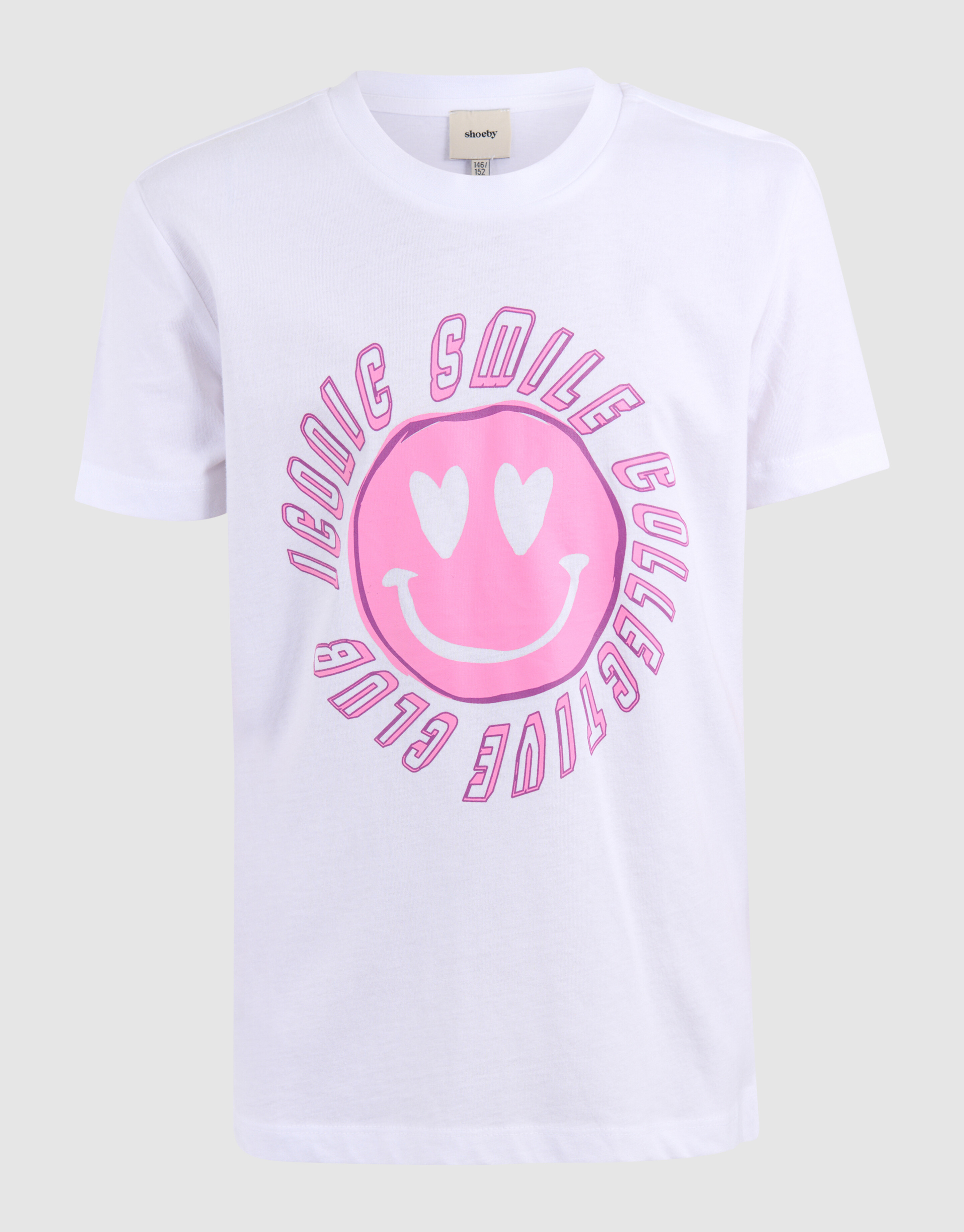 Smile Artwork T-shirt Weiß SHOEBY GIRLS