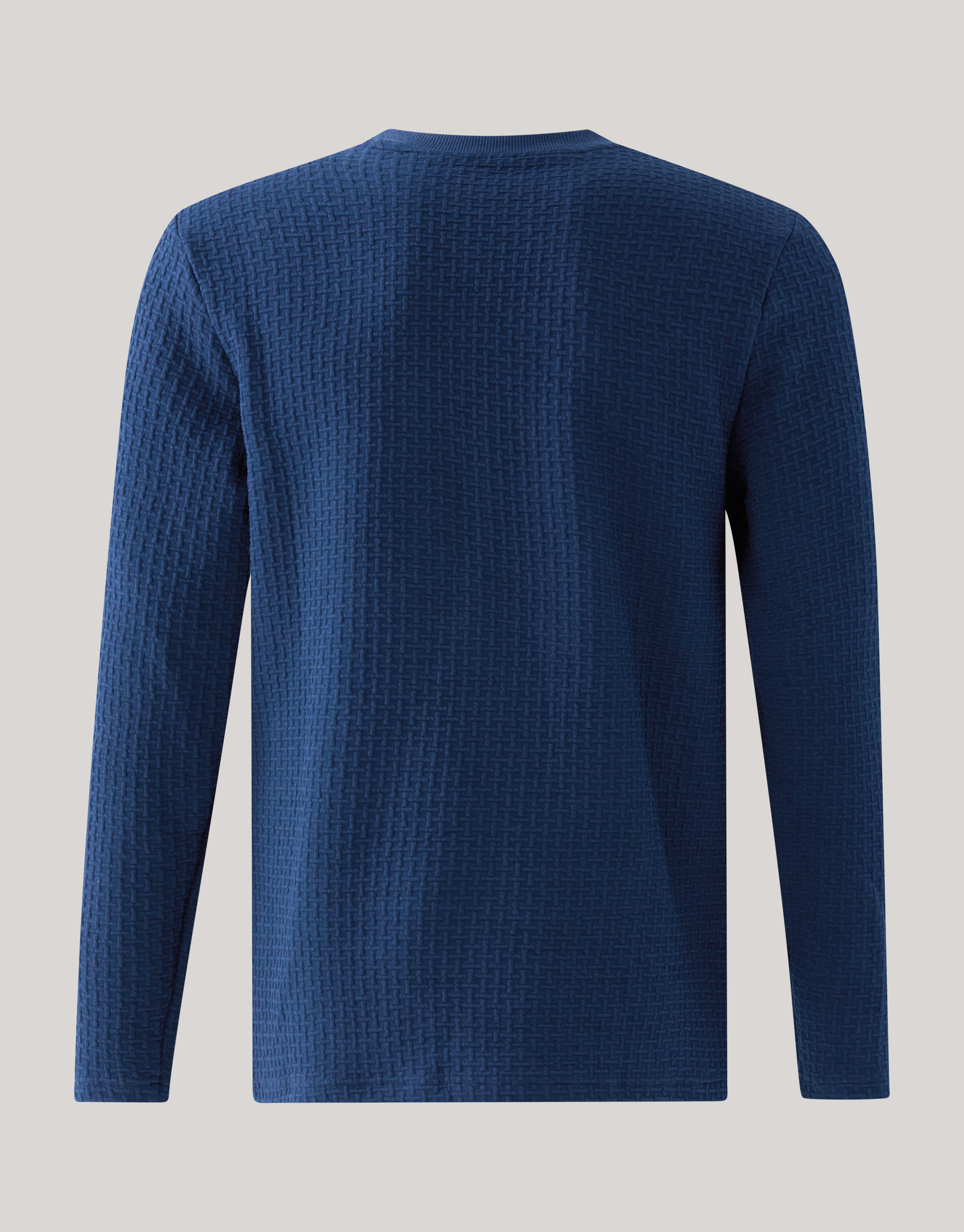 Struktur-Taschen-Pullover Dunkelblau SHOEBY MEN