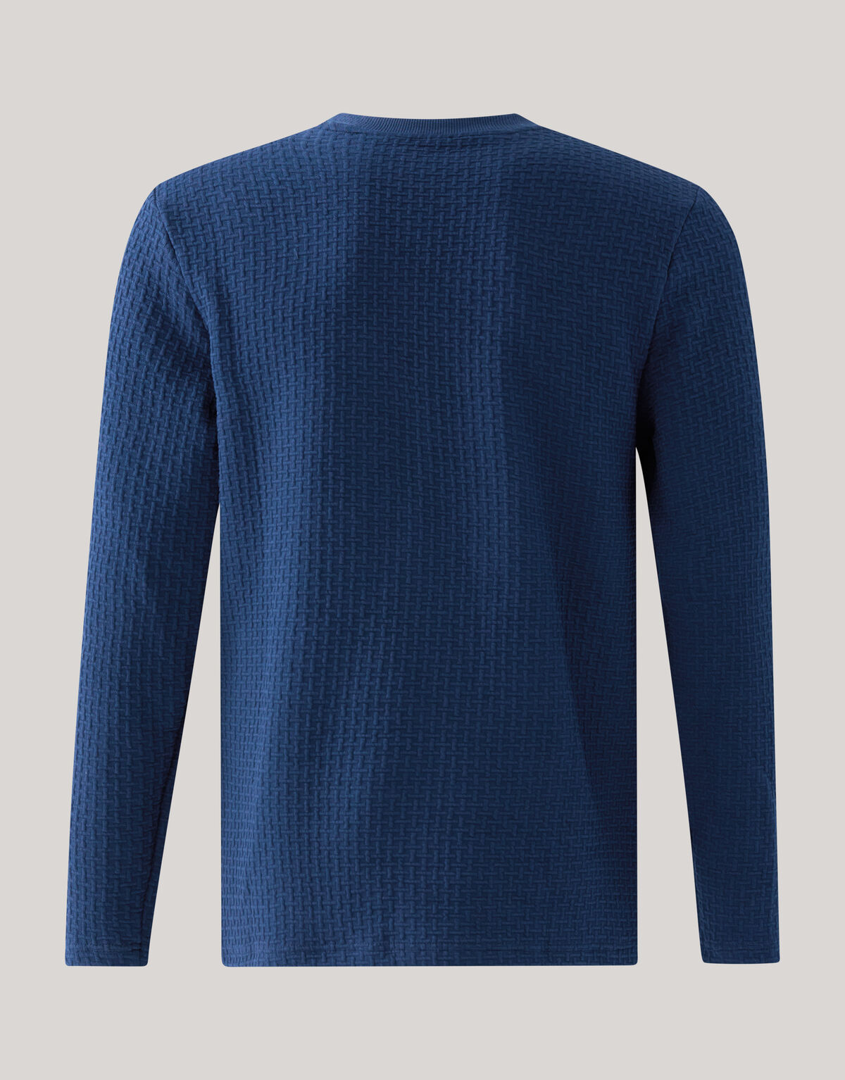 Struktur-Taschen-Pullover Dunkelblau SHOEBY MEN