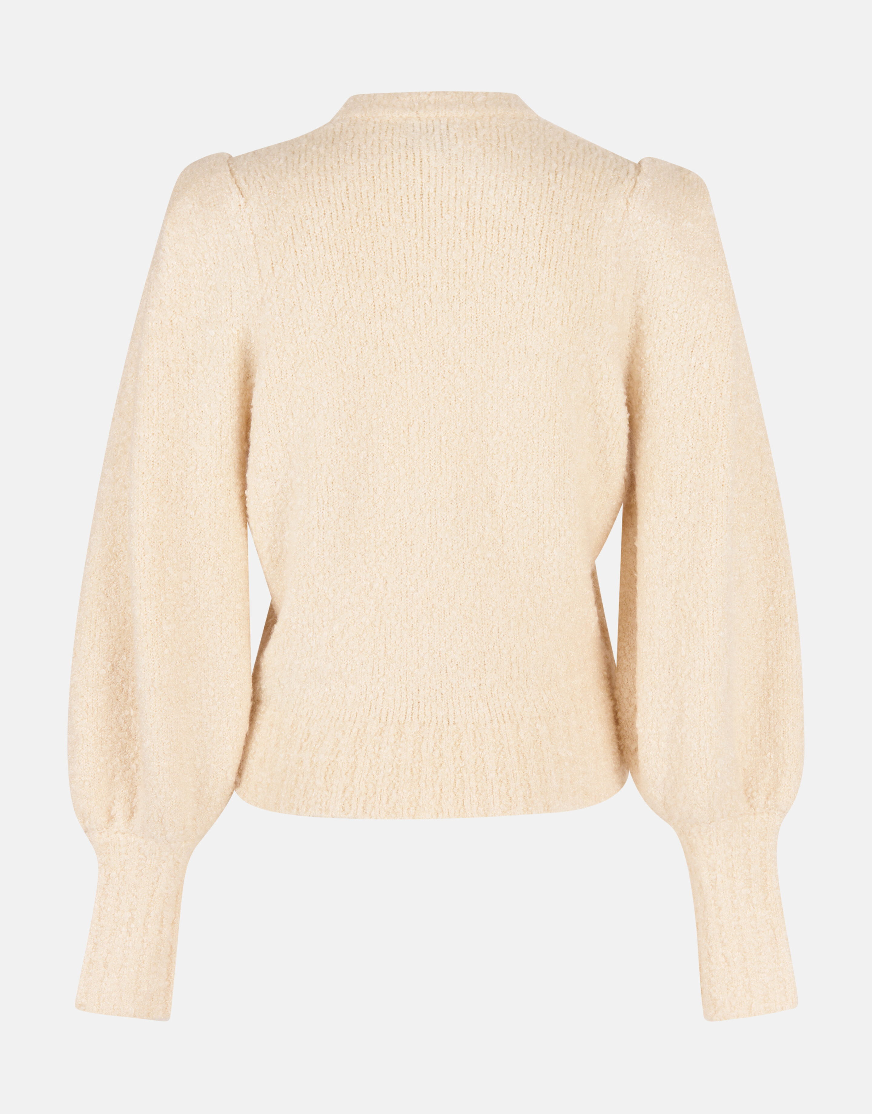 Boucle-Pullover Off White SHOEBY WOMEN