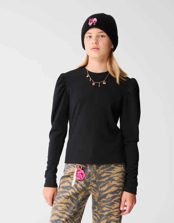 Puff Top Schwarz SHOEBY GIRLS