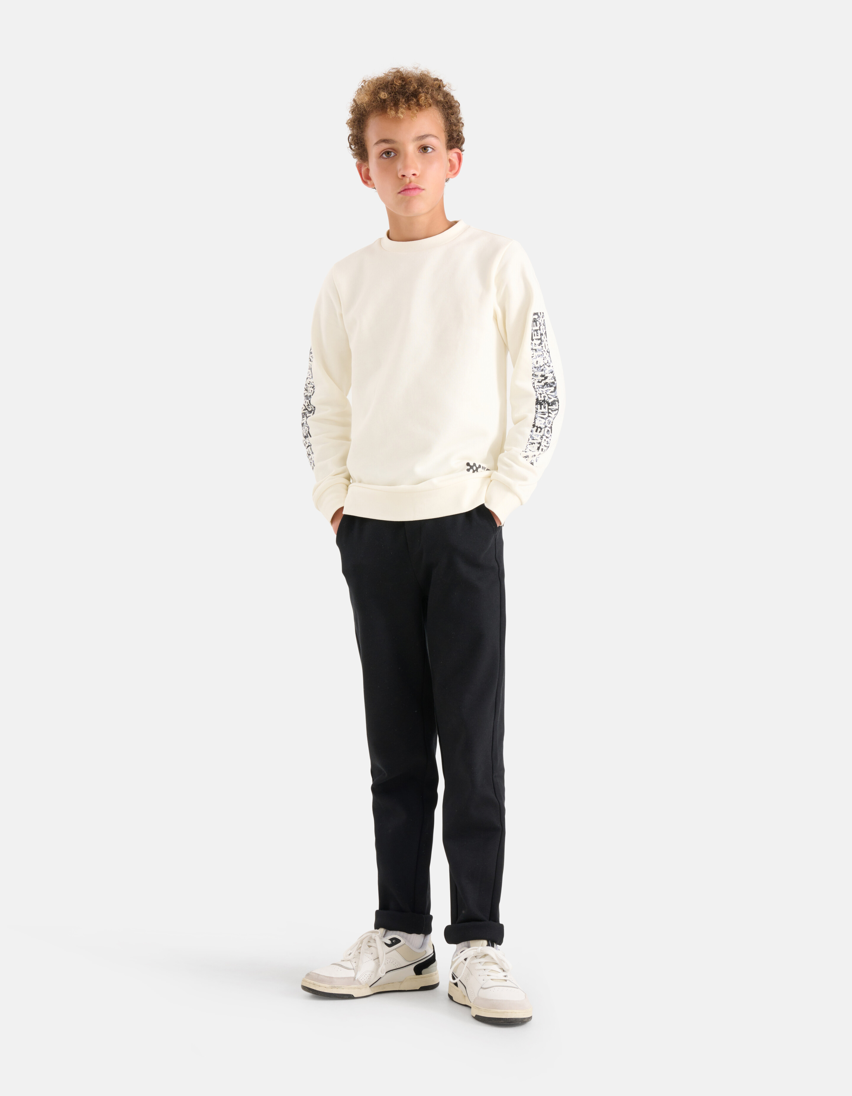 Slim Fit-Hose Schwarz SHOEBY BOYS