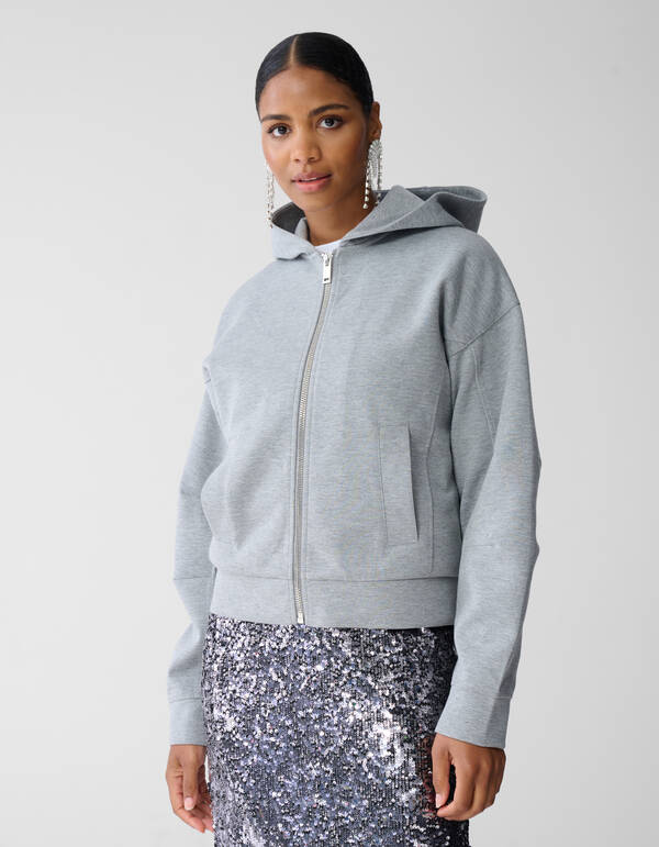 Oversized-Strickjacke Hellgrau By Fred SHOEBY WOMEN