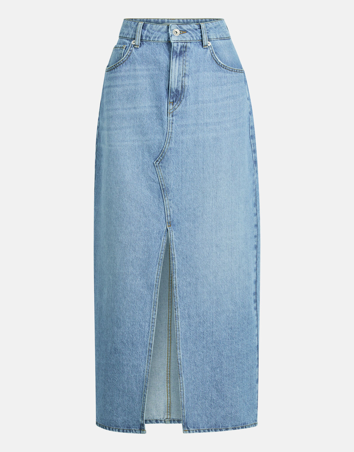 Midirock aus Denim Blau SHOEBY WOMEN