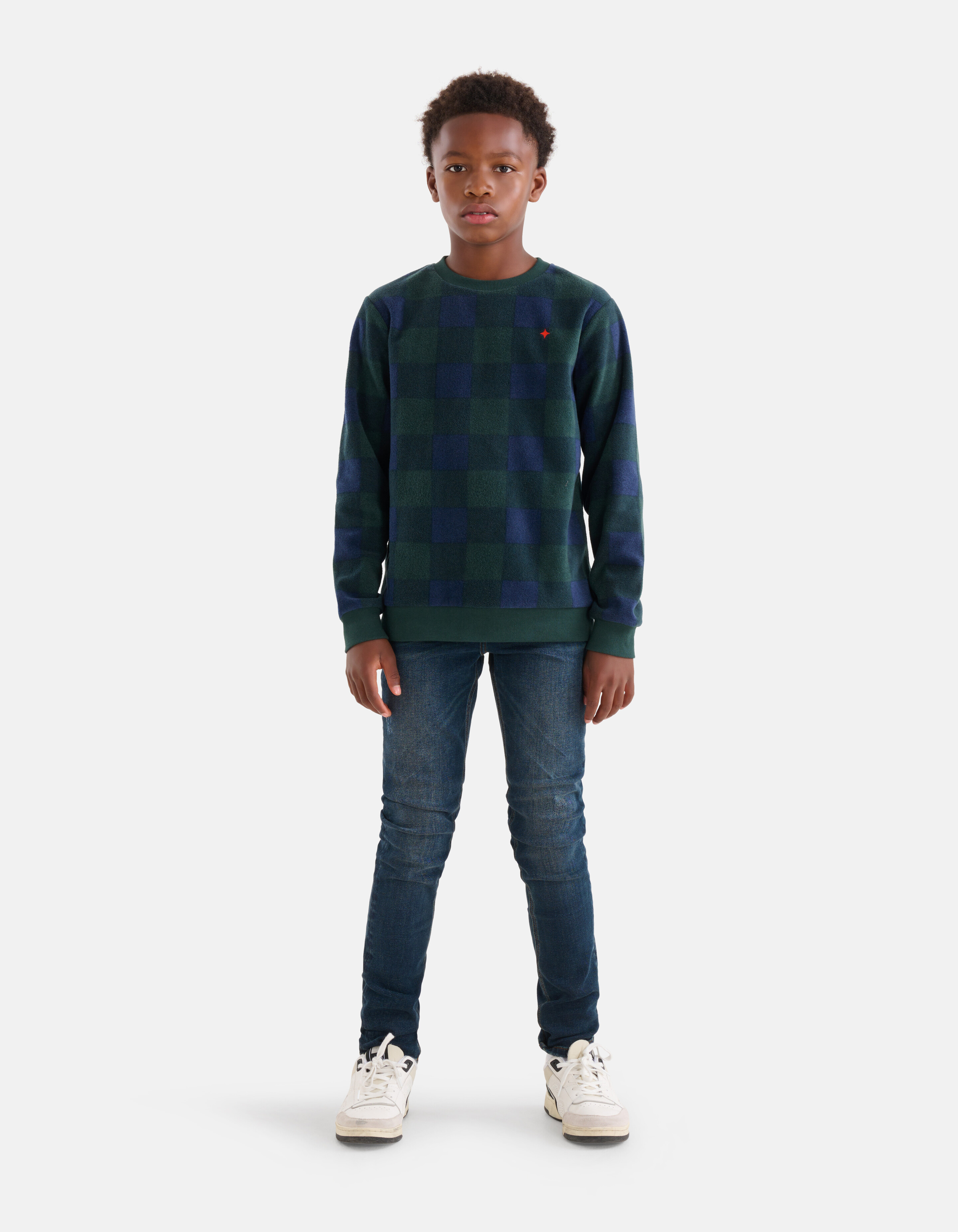 Fleecepullover Dunkelgrün SHOEBY BOYS