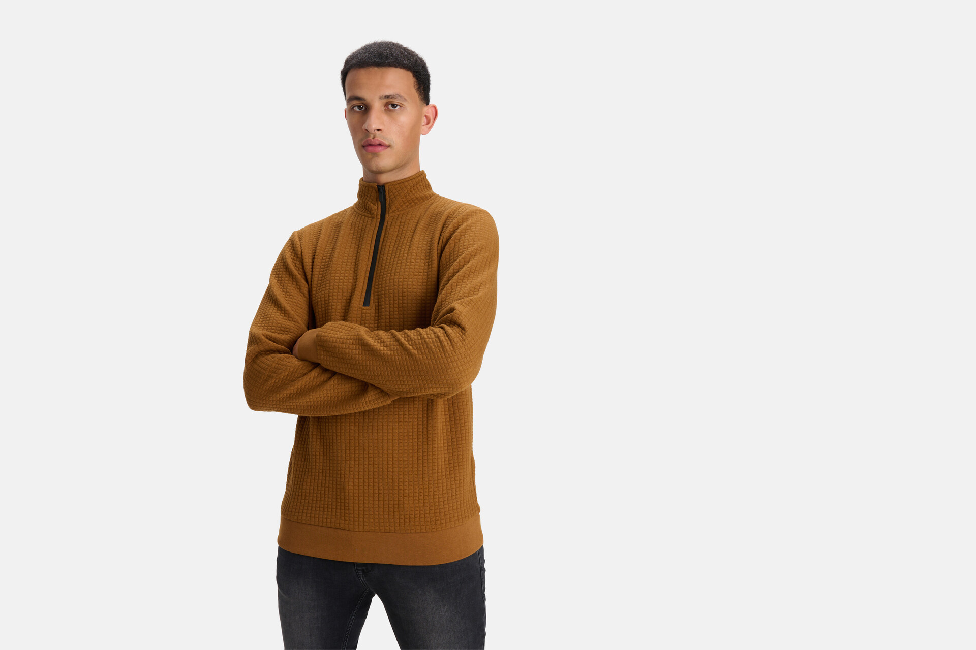 Gesteppte Pullover Braun SHOEBY MEN