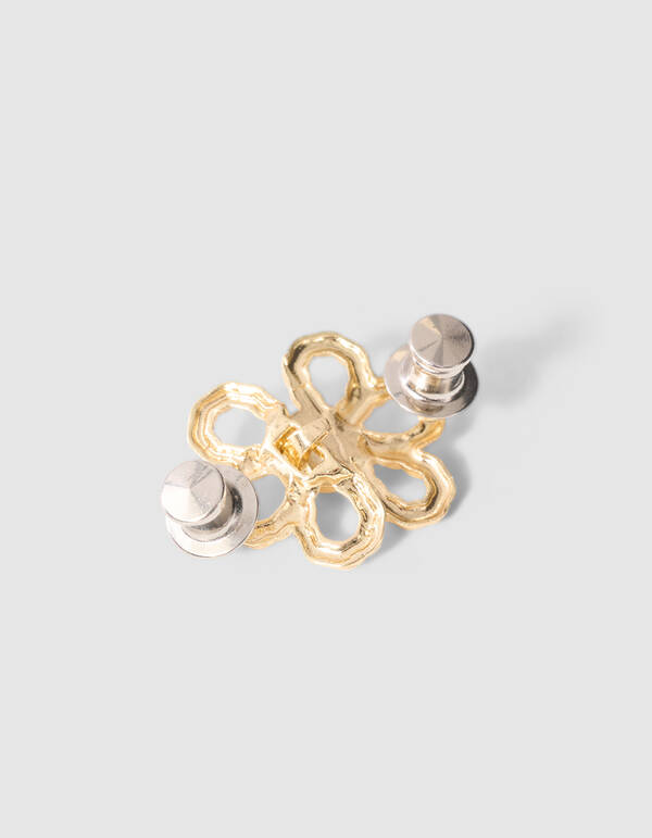 Flower Jeans-Anstecker Gold SHOEBY ACCESSOIRES