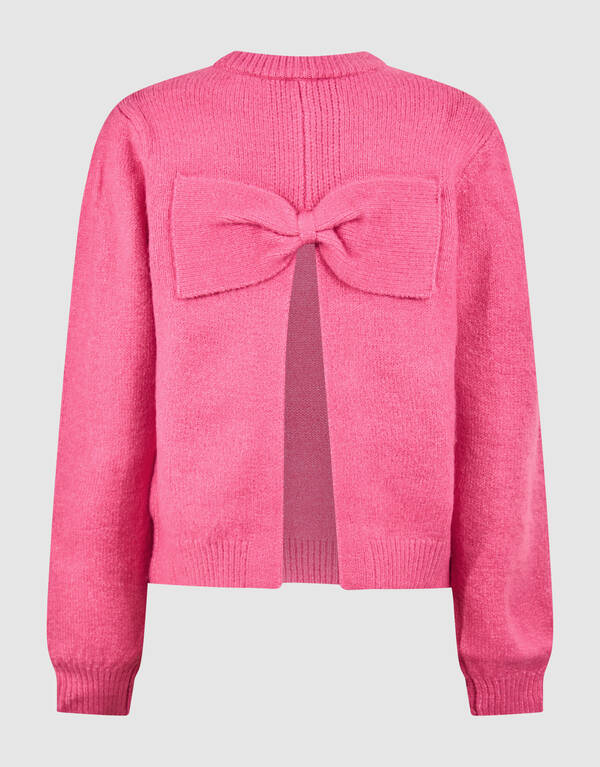 Pullover mit offener Rückseite und Schleife Rosa SHOEBY GIRLS