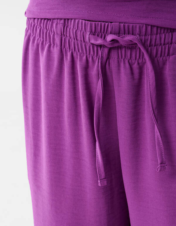 Twist-Hose mit weitem Bein Dunkelviolett SHOEBY GIRLS