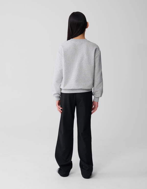 Verzierter Pullover Grau SHOEBY GIRLS