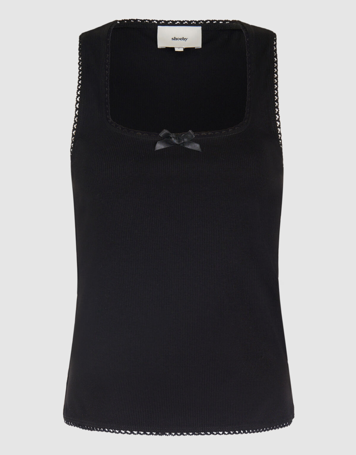 Basic Bow Top Schwarz SHOEBY WOMEN