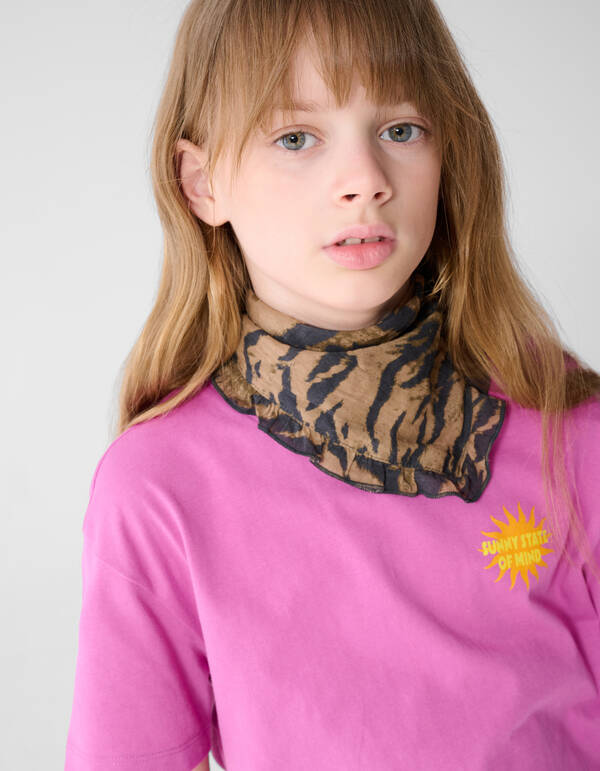 Soleil Artwork T-Shirt Lila SHOEBY GIRLS