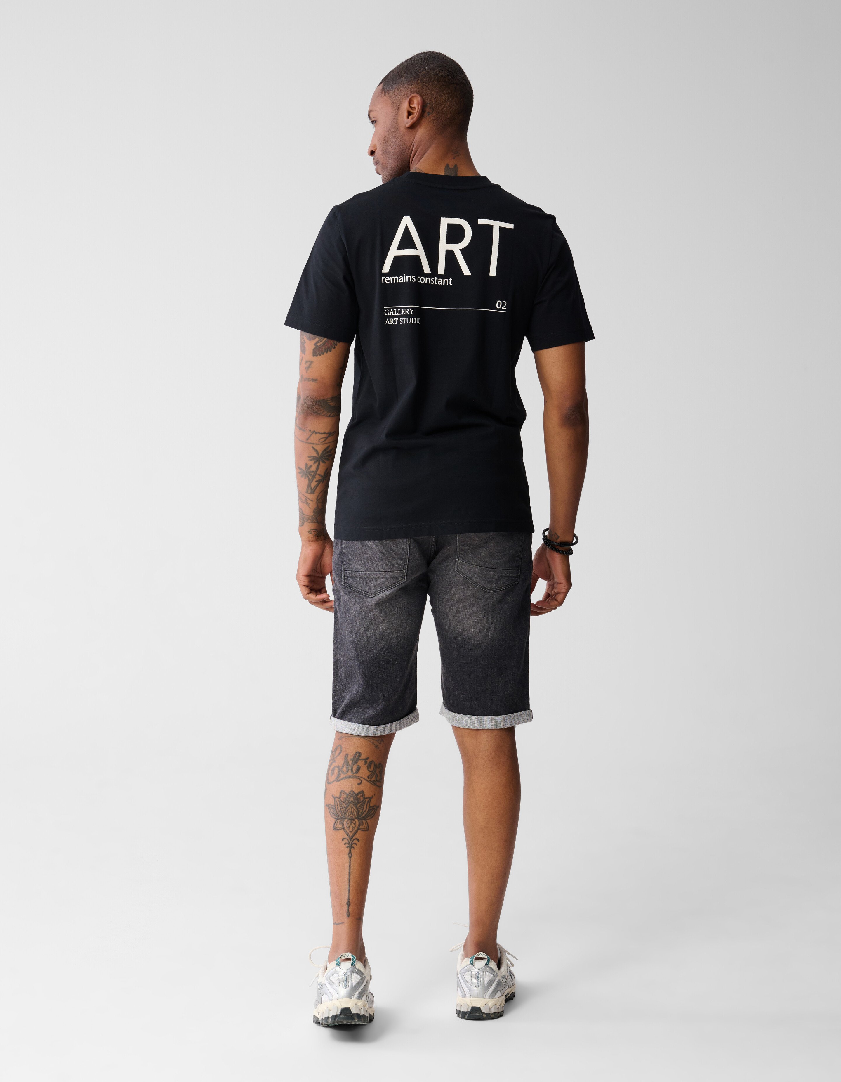 Artwork T-shirt Schwarz SHOEBY MEN