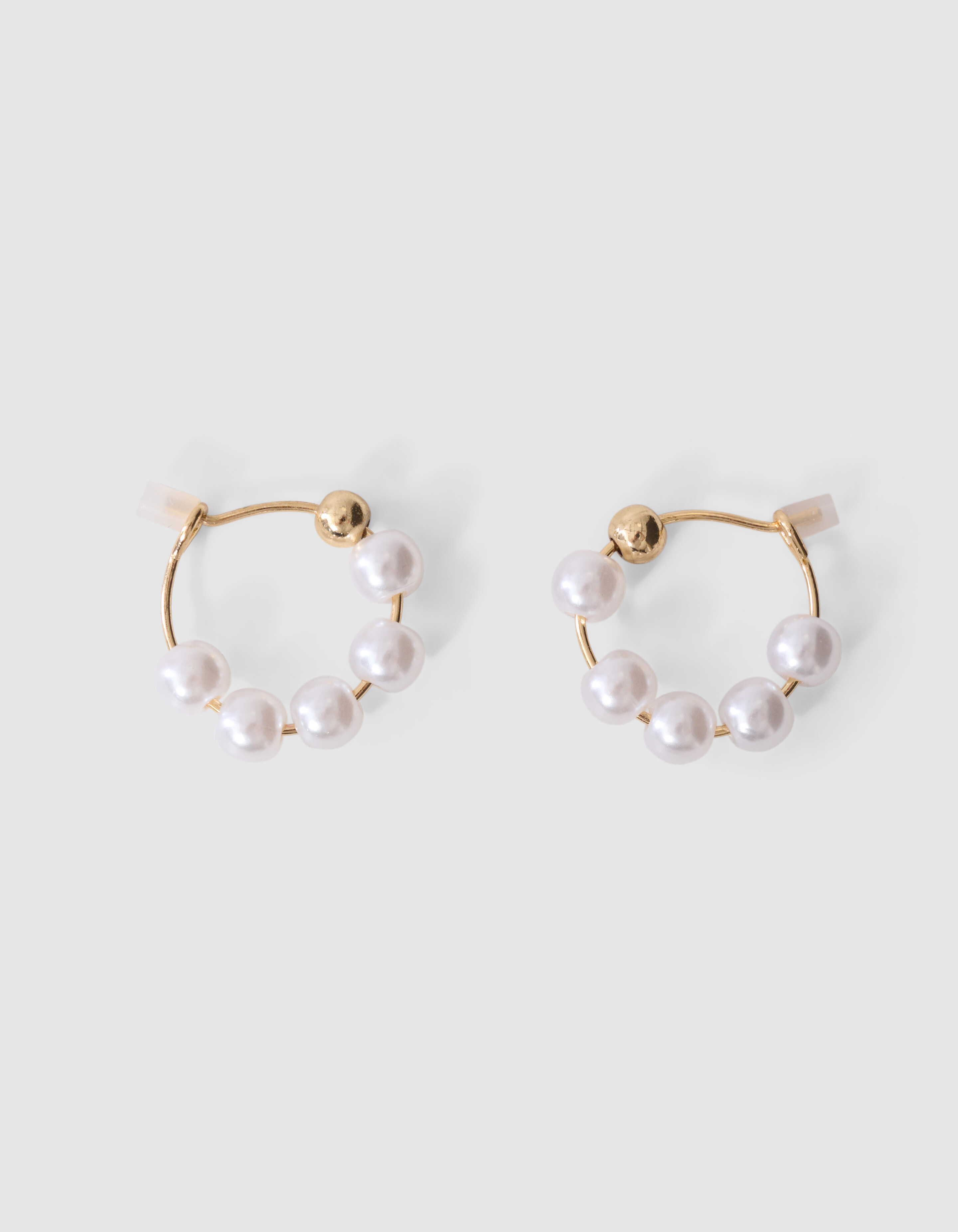 Perlenohrringe aus Gold SHOEBY ACCESSOIRES