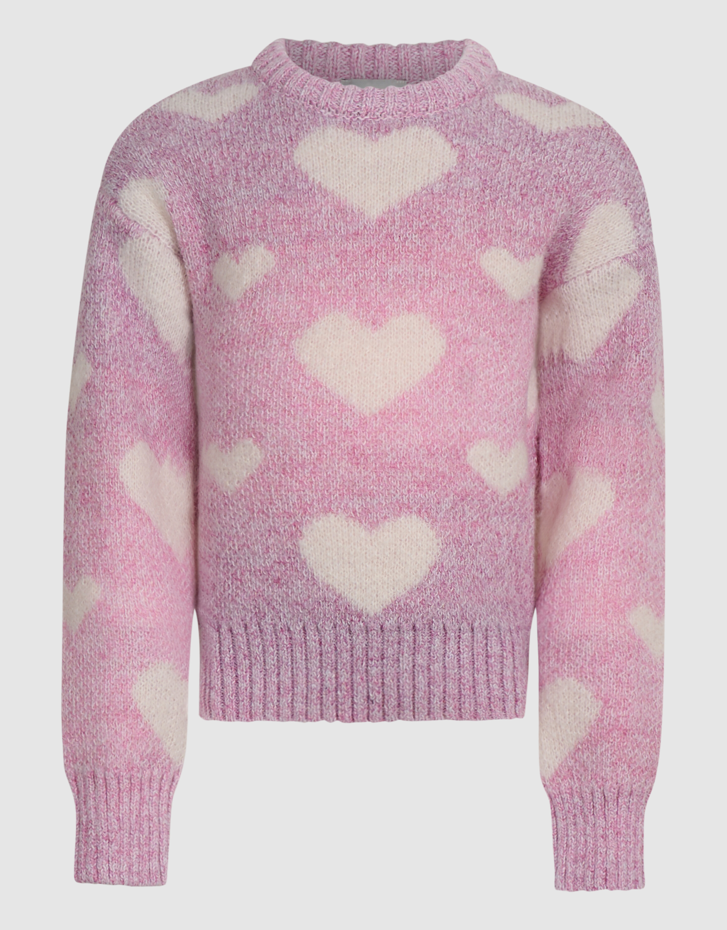 Strickpullover mit Herzmotiv rosa SHOEBY GIRLS