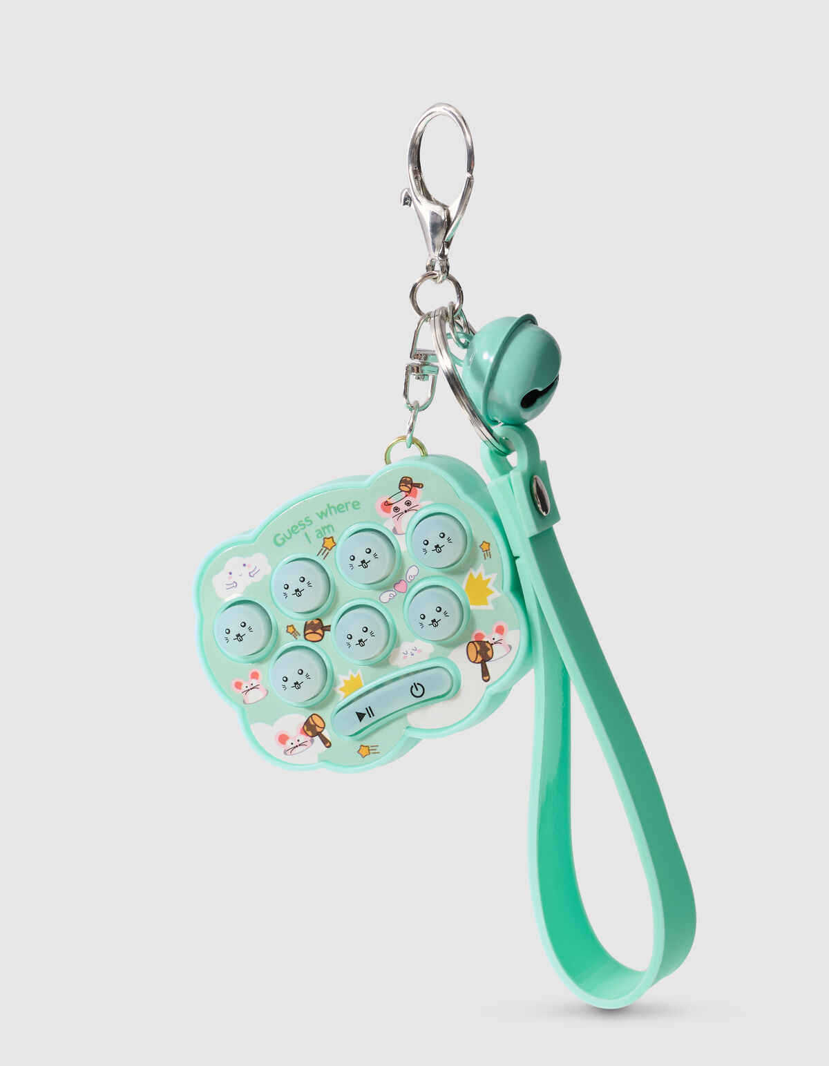 Happy Pop-it Schl&uuml;sselanh&auml;nger Gr&uuml;n SHOEBY ACCESSOIRES