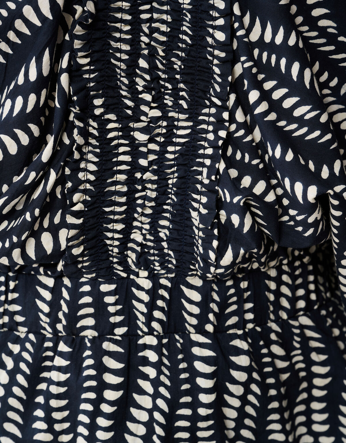 Bedrucktes Minikleid Schwarz/Weiß SHOEBY WOMEN