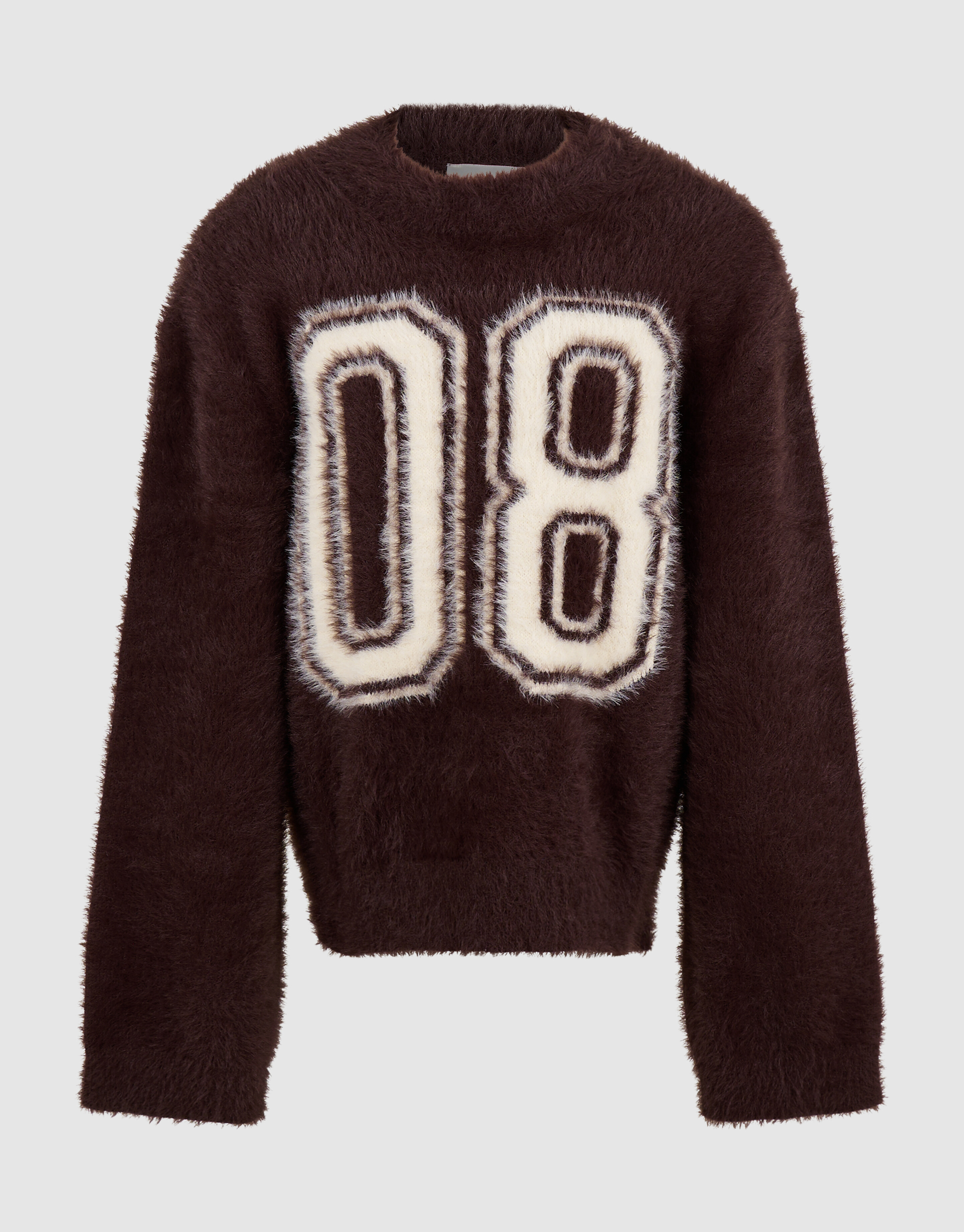 Hairy Varsity Strickpullover dunkelbraun SHOEBY GIRLS