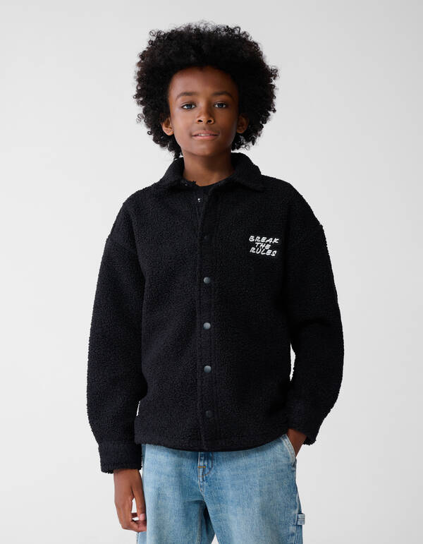 Teddymantel Schwarz SHOEBY BOYS