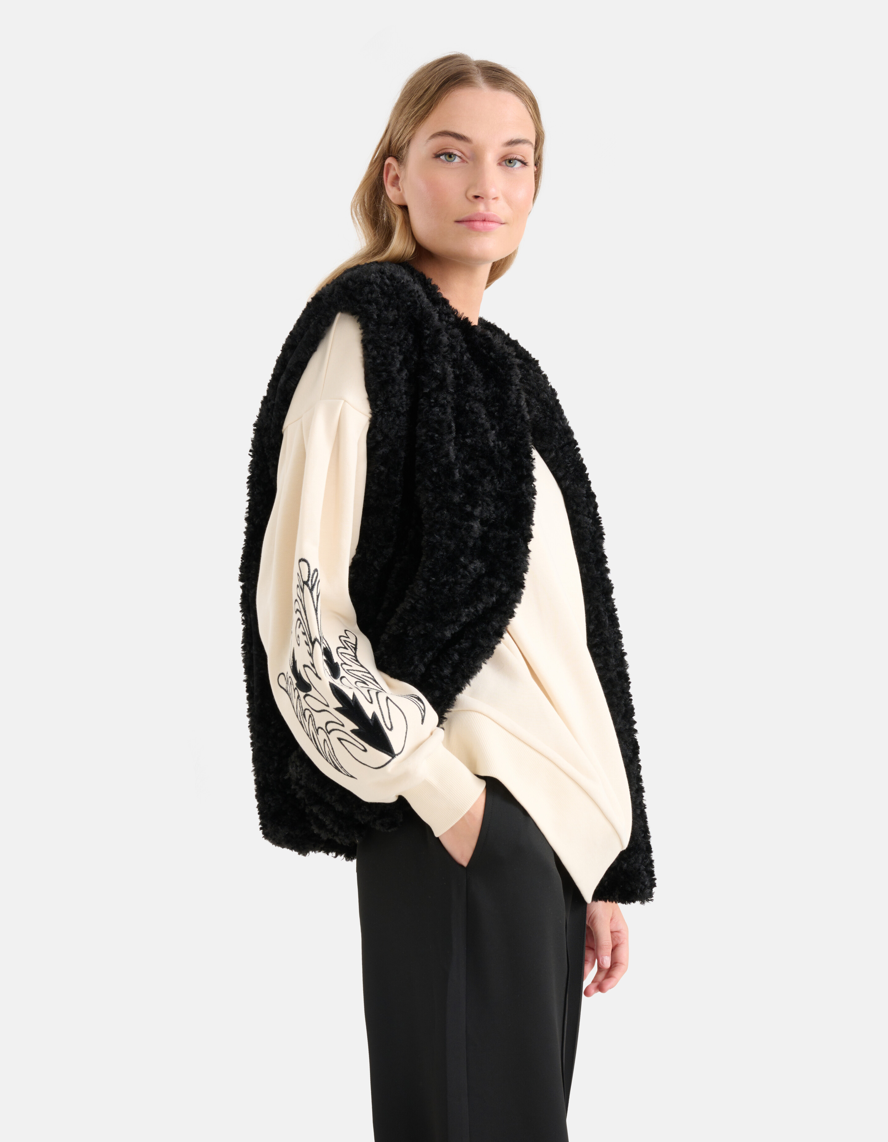 Pullover mit Stickerei Off White SHOEBY WOMEN