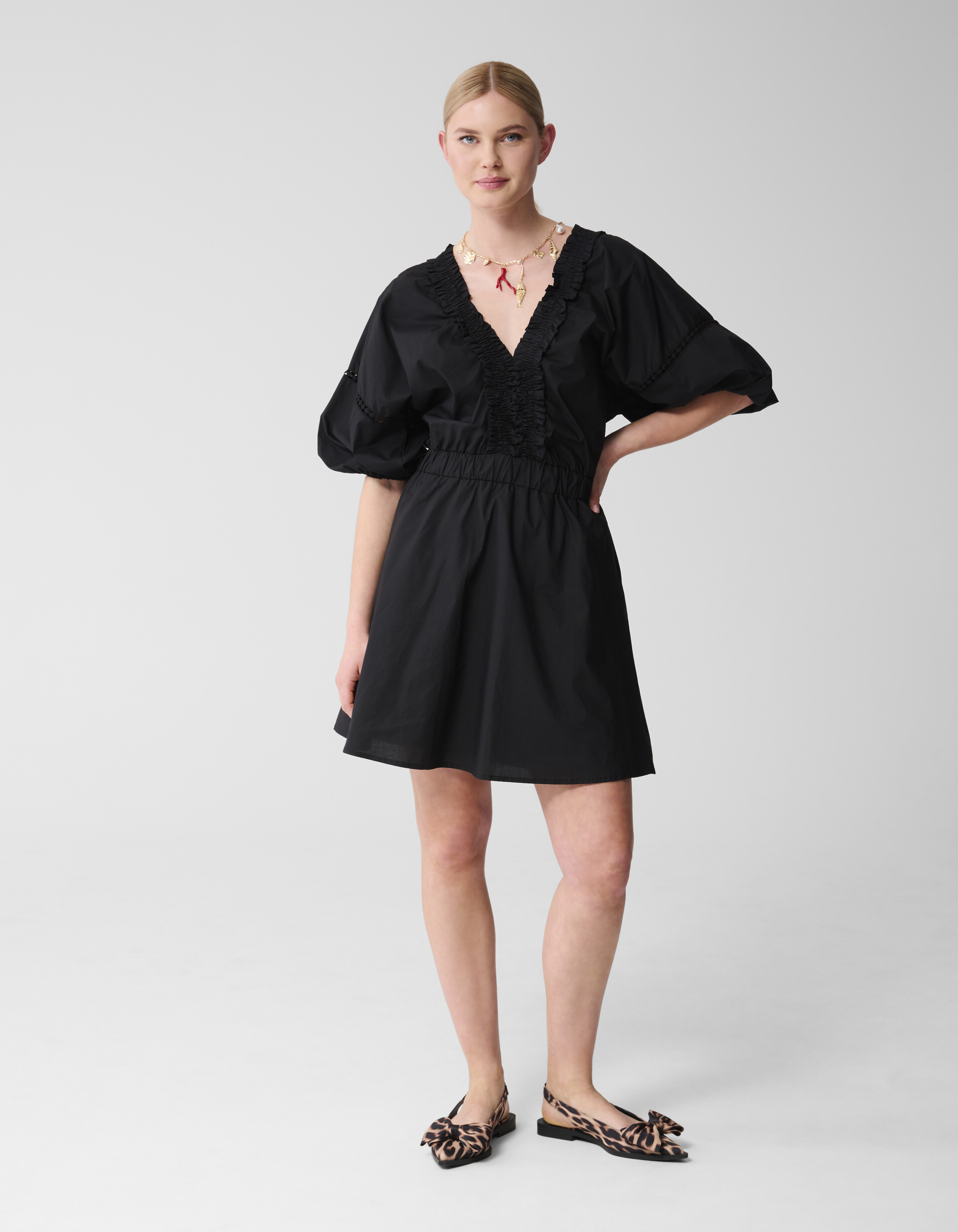 Spitzen-Minikleid Schwarz SHOEBY WOMEN