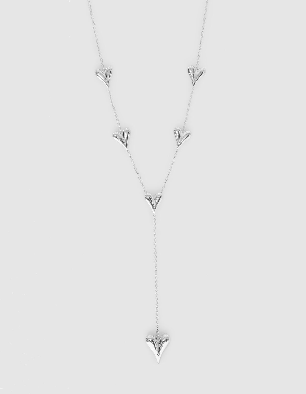 Herz Halskette Silber SHOEBY ACCESSOIRES