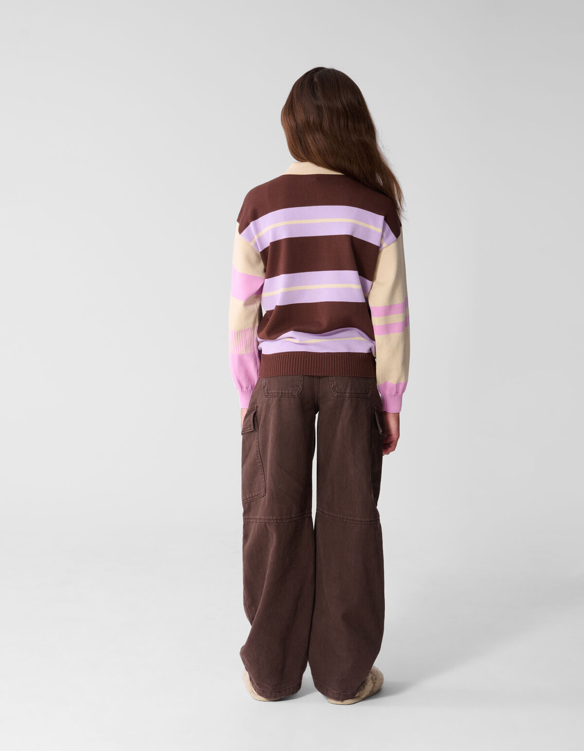 Cargo-Hose &bdquo;Balloon Fit&ldquo; Dunkelbraun SHOEBY GIRLS