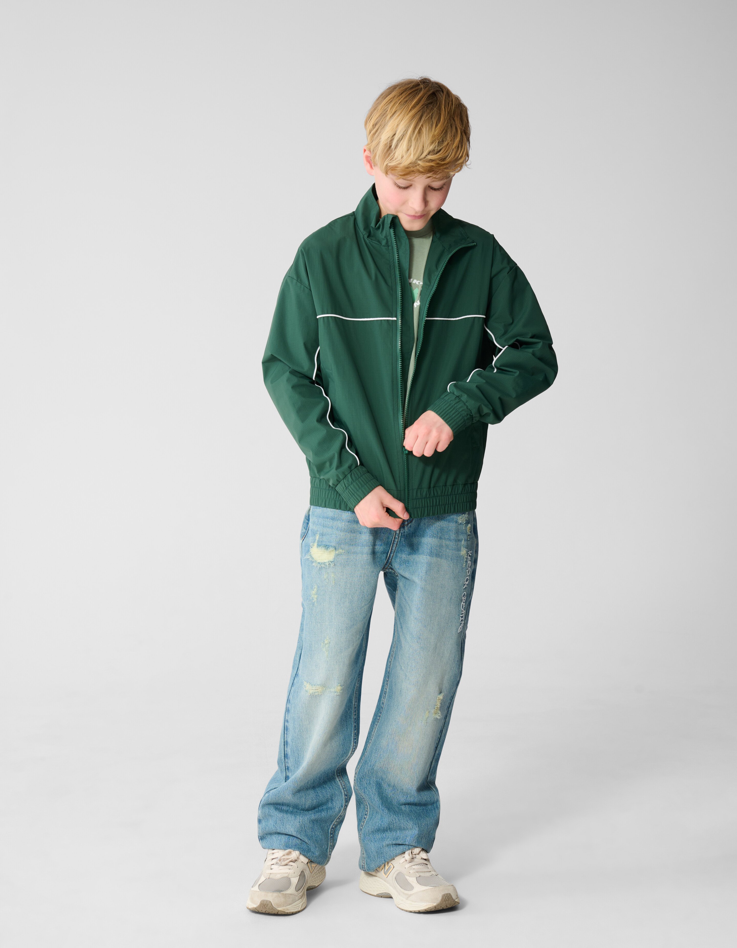 Sportliche Piping Jack Gr&uuml;n SHOEBY BOYS