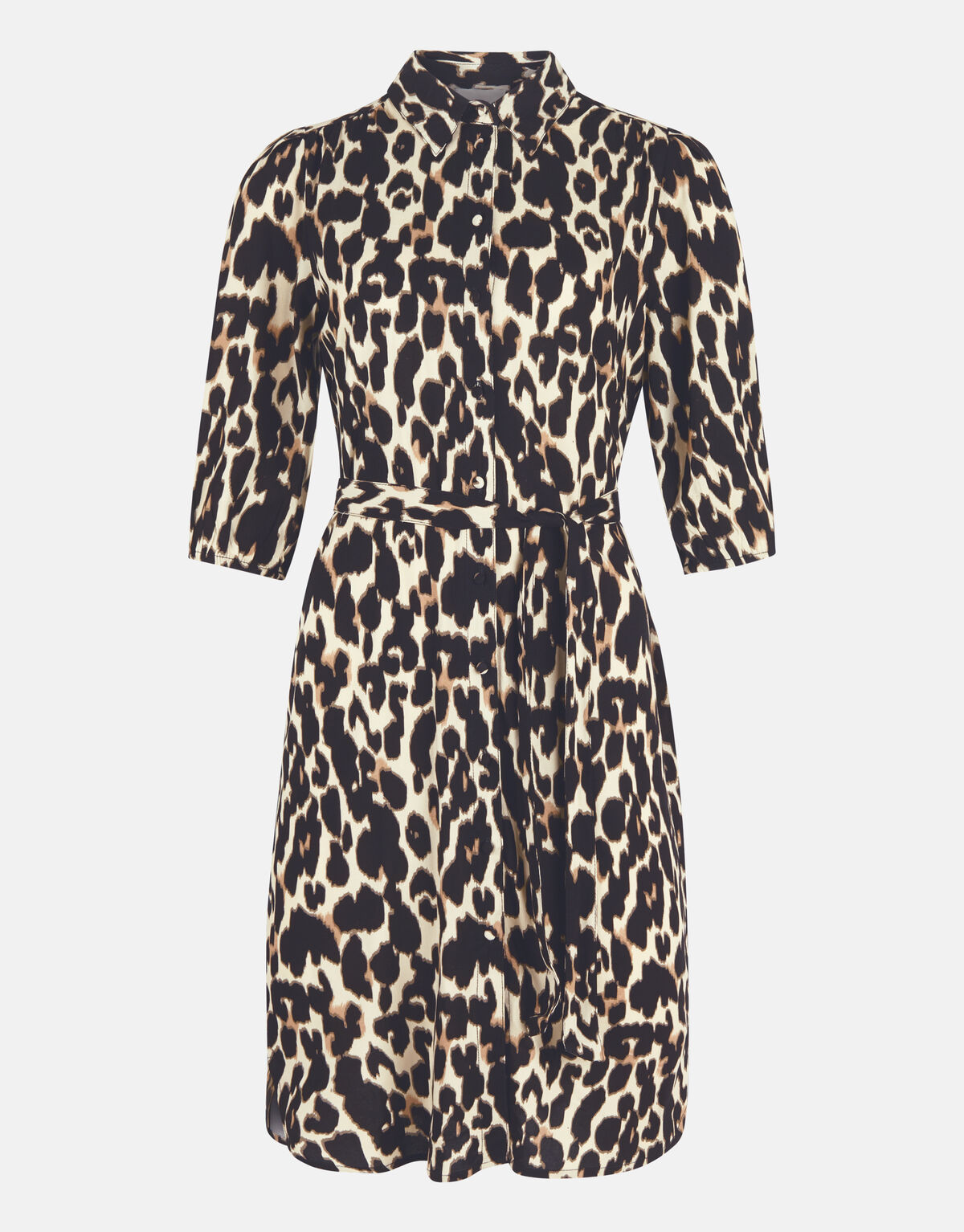 Leopard Midikleid Braun SHOEBY WOMEN