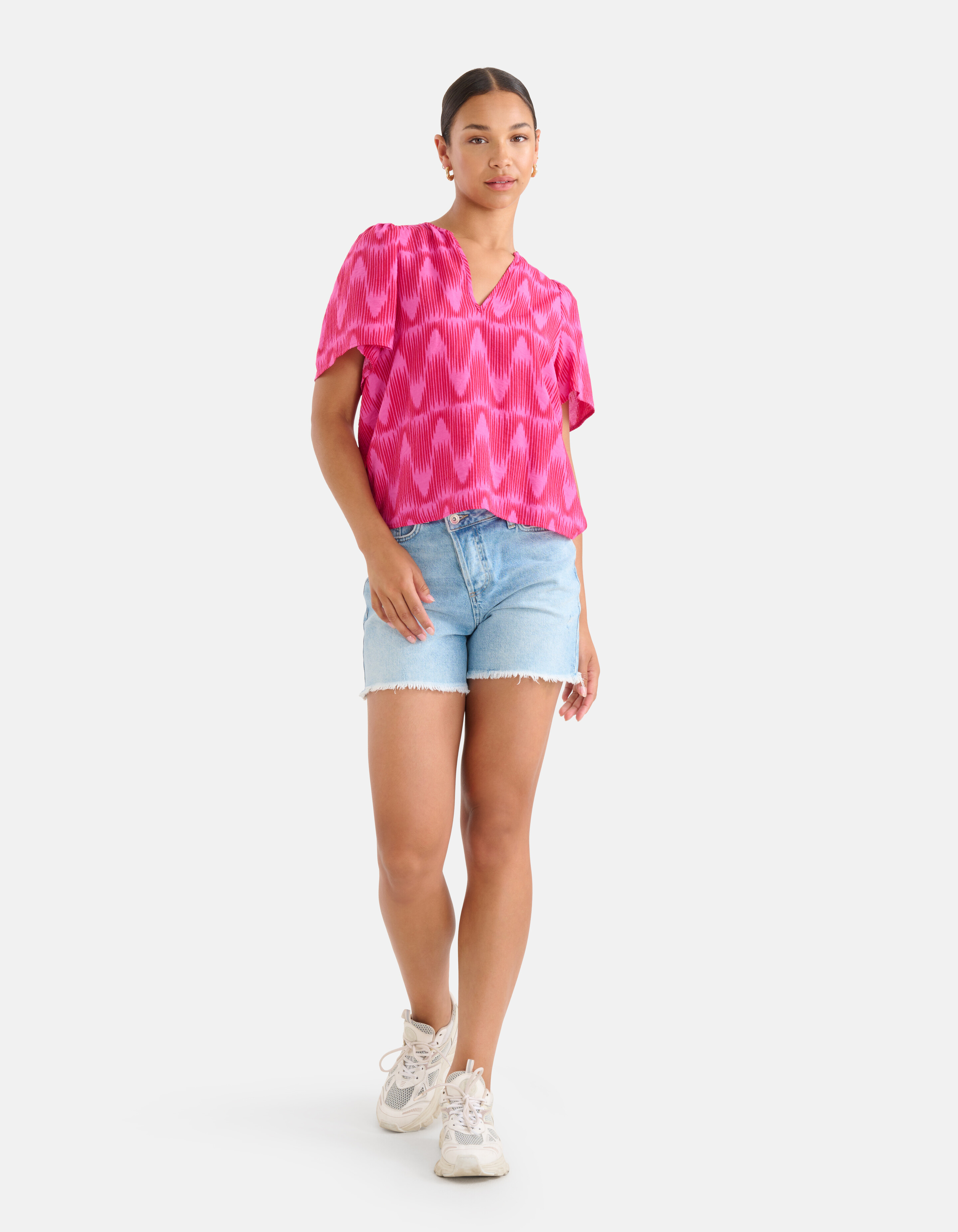Grafikdruck-Top Rosa SHOEBY WOMEN