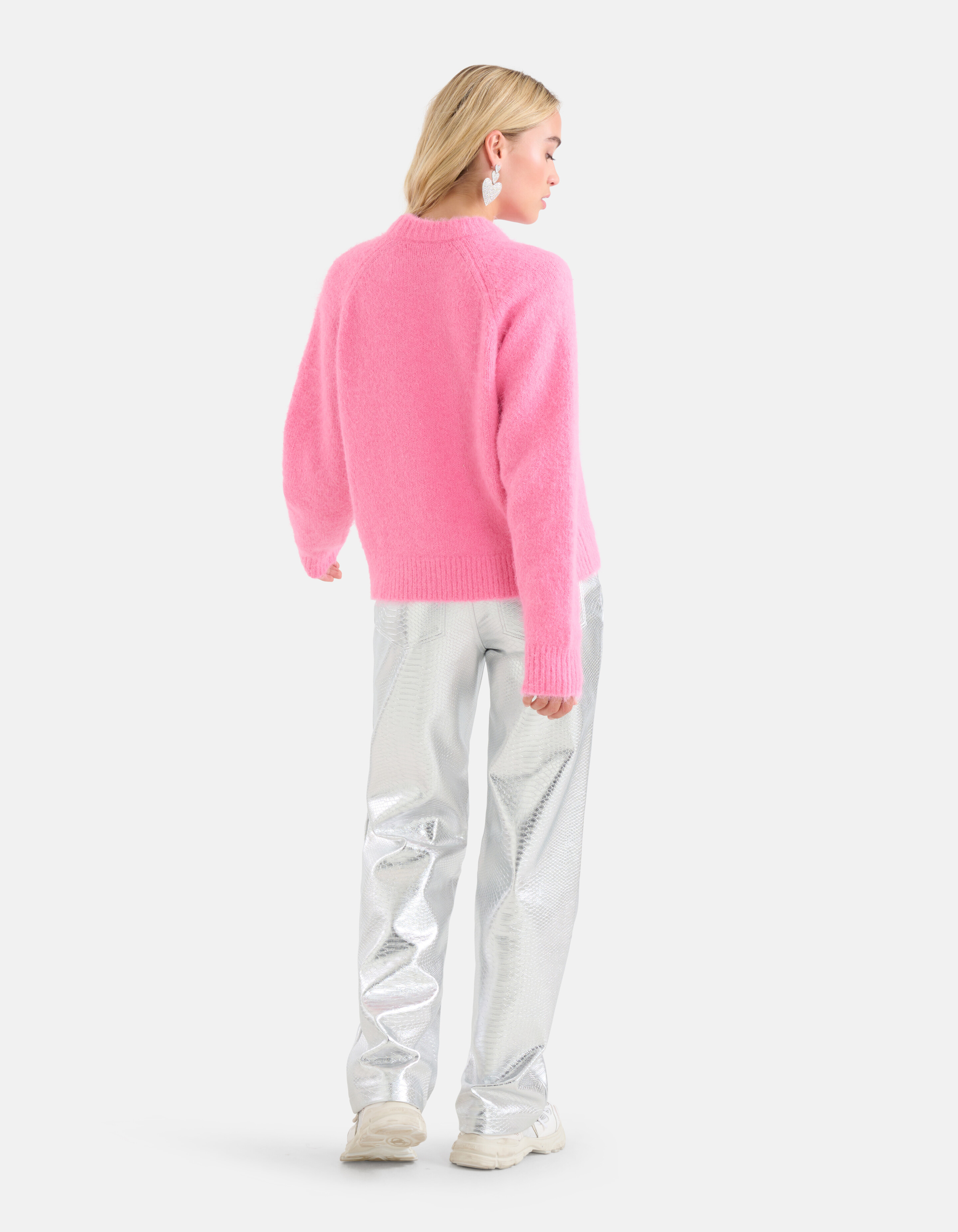 Gestrickter Pullover Rosa von Monica SHOEBY WOMEN