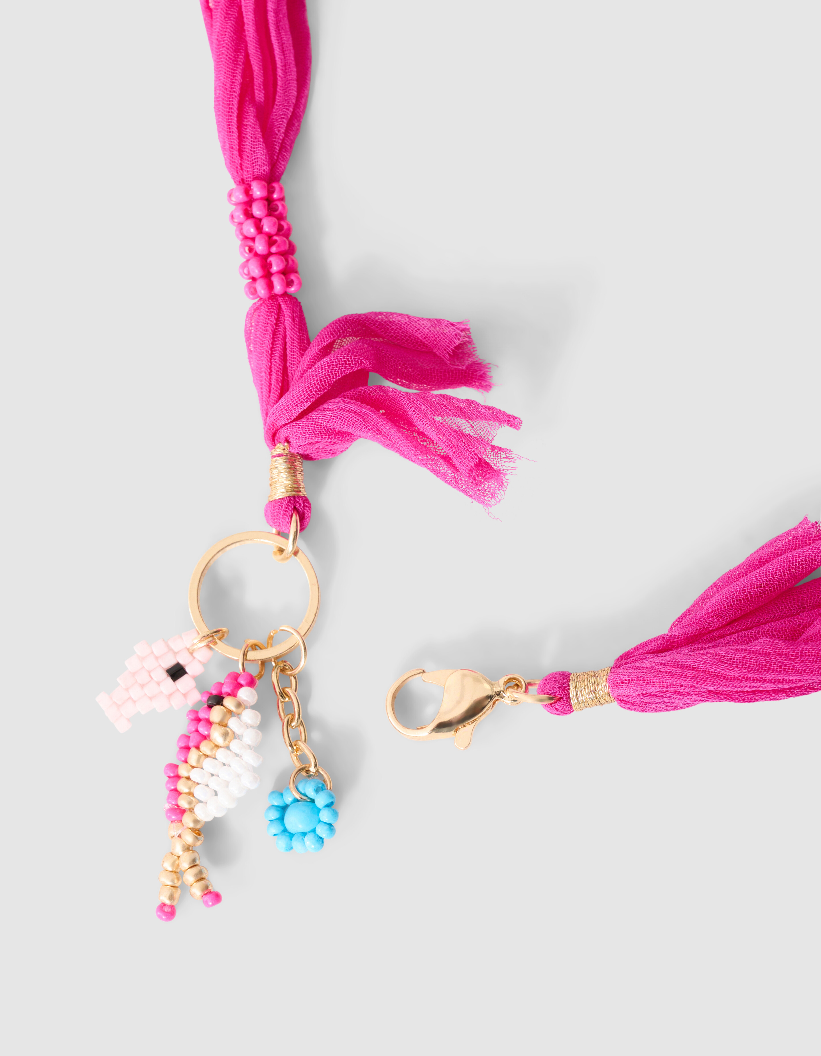 Scarf Beads Halskette Rosa SHOEBY GIRLS